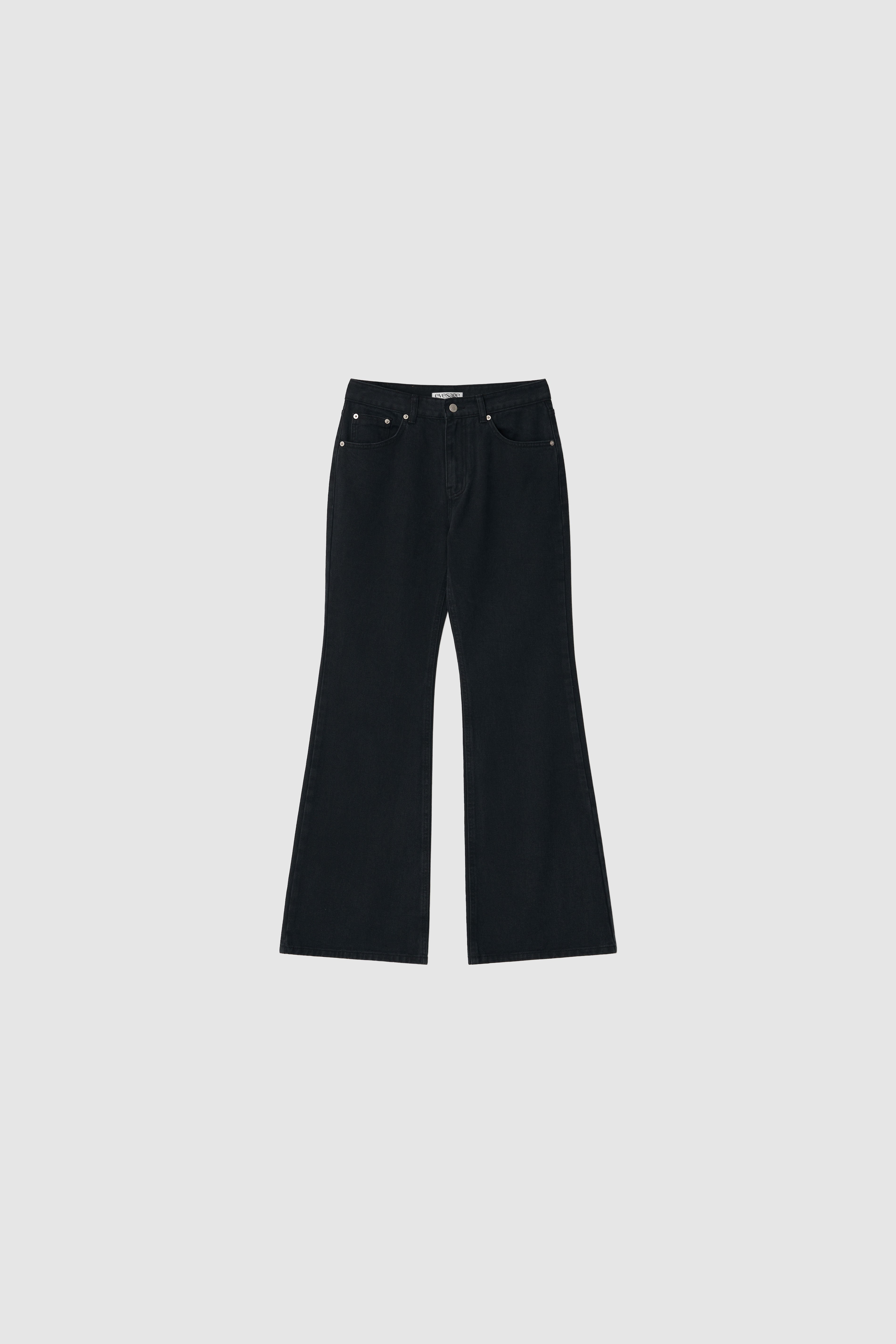 BOOTS CUT DENIM - BLACK