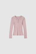 SEETHROUGH POLO TEE - PINK