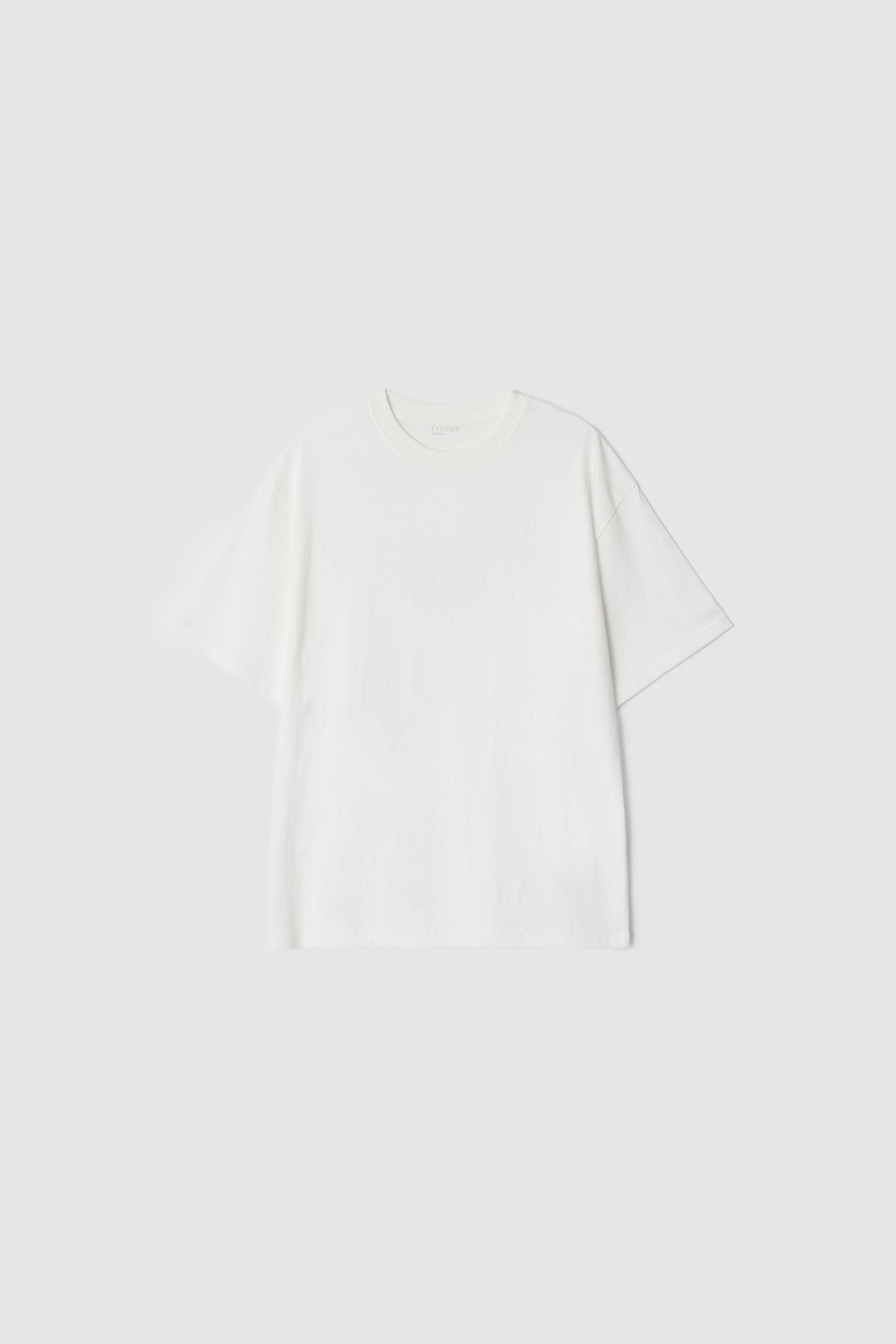 BASIC LOSSE-FIT TEE - IVORY