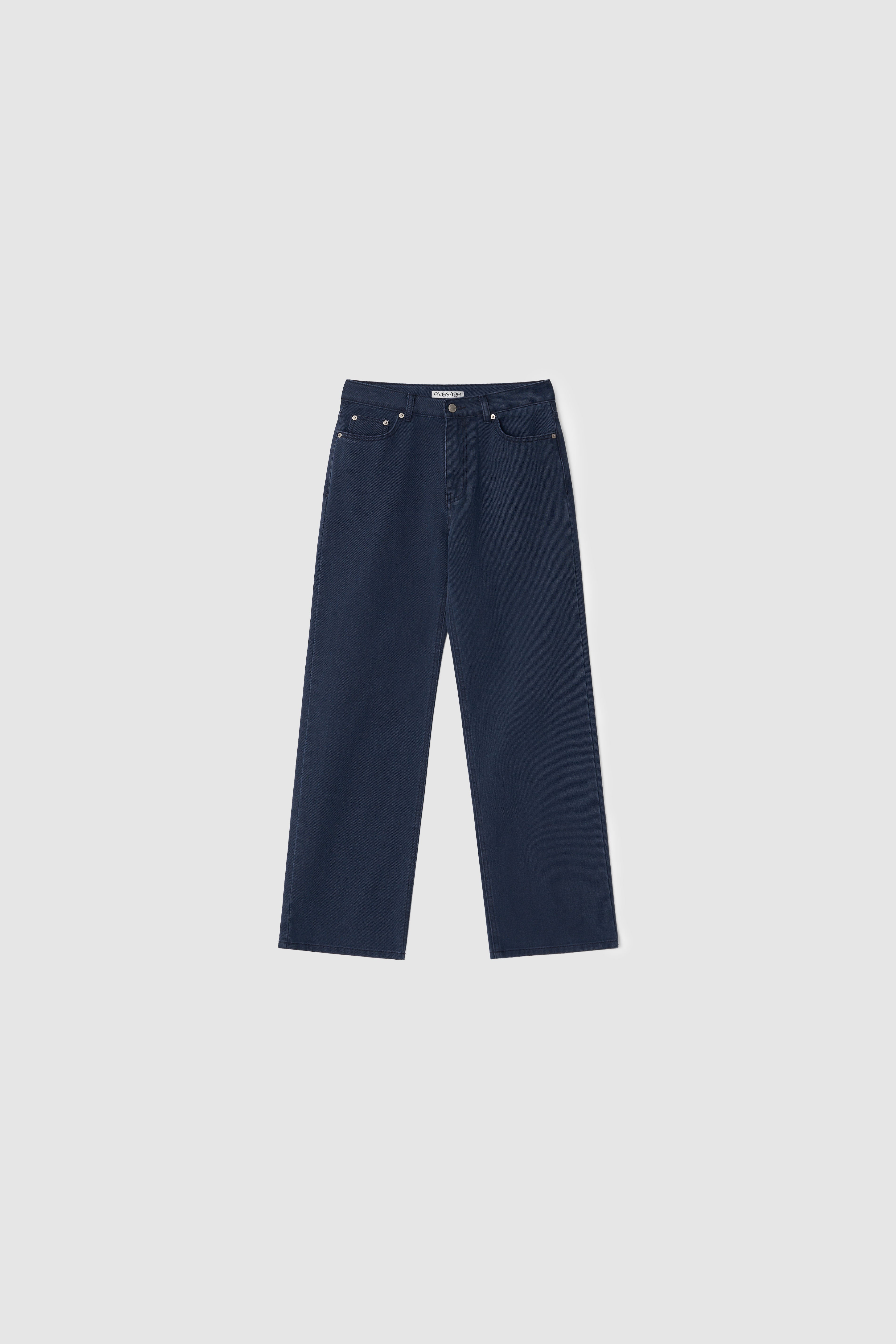 LOW RISE BLUE DENIM - BLUE