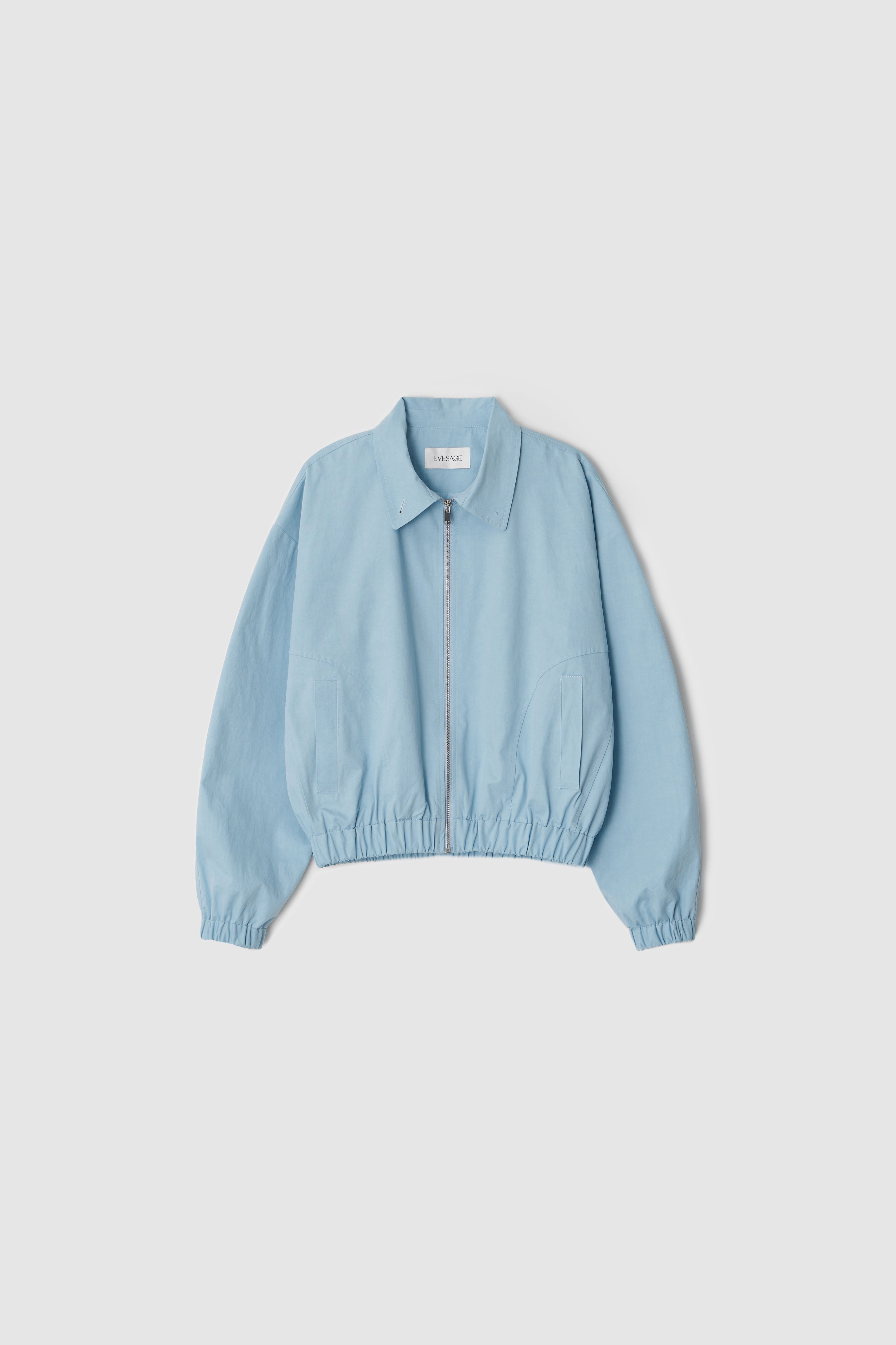 COTTON BLOUSON - Bleu
