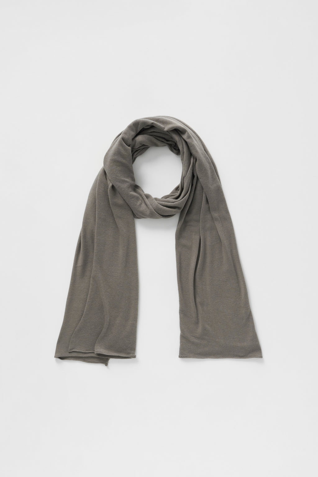 COTTON SCARF - BROWN
