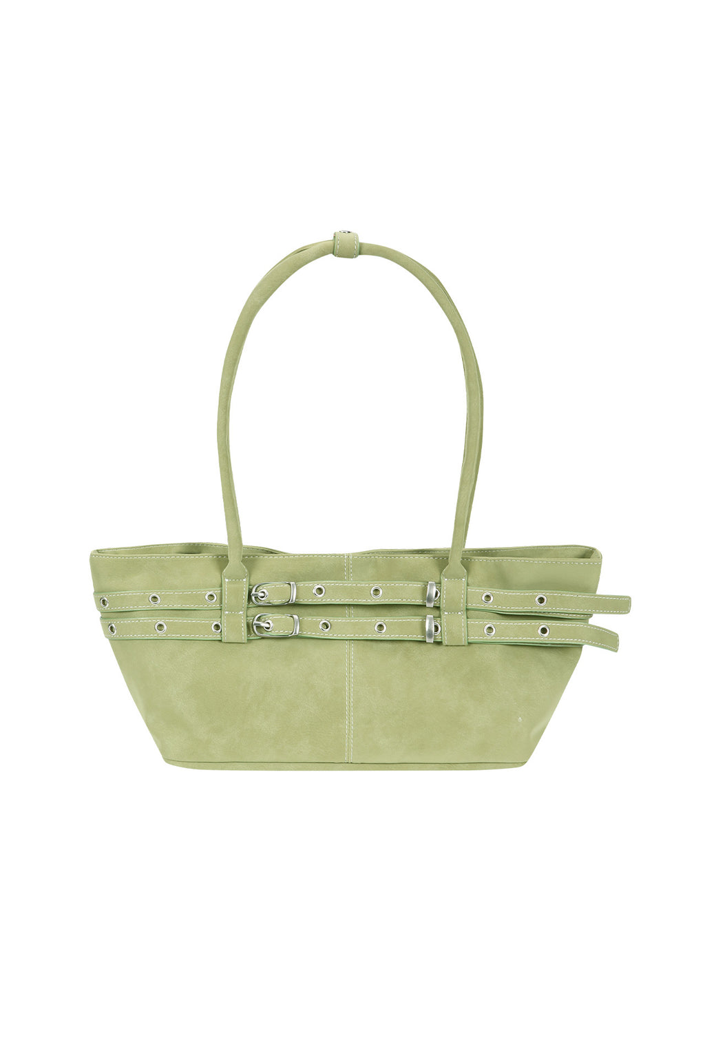 Mini belted boat bag (avocado)