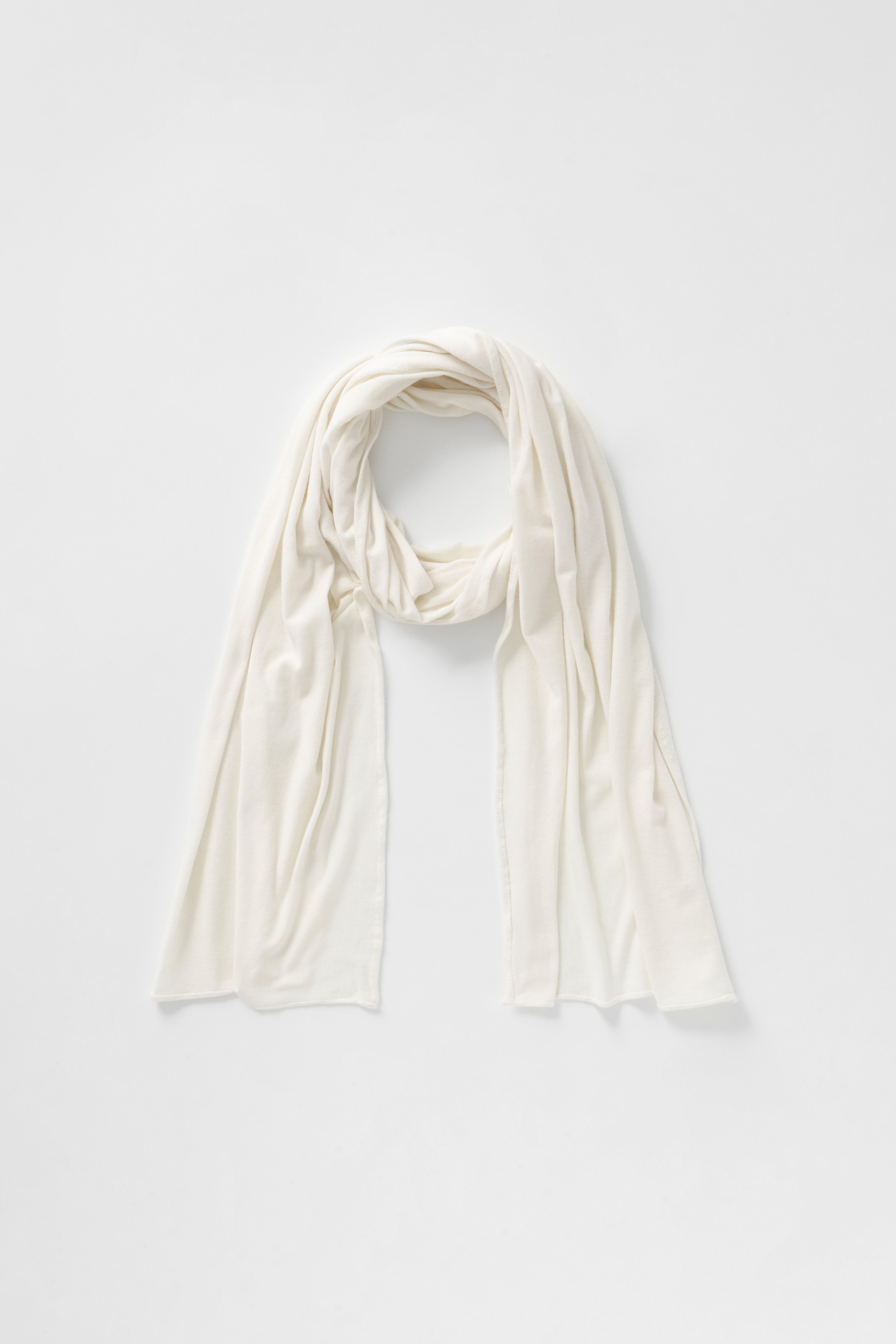COTTON SCARF - IVORY
