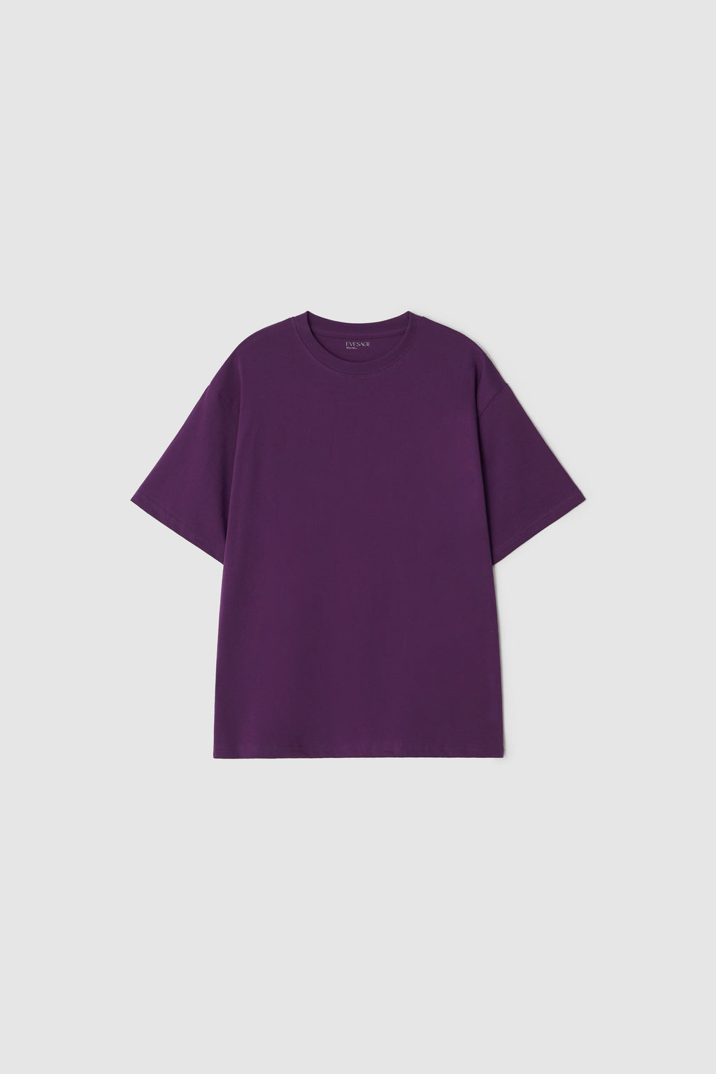 BASIC LOSSE-FIT TEE - PURPLE