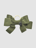 Wrinkle Ribbon Keyring - Khaki