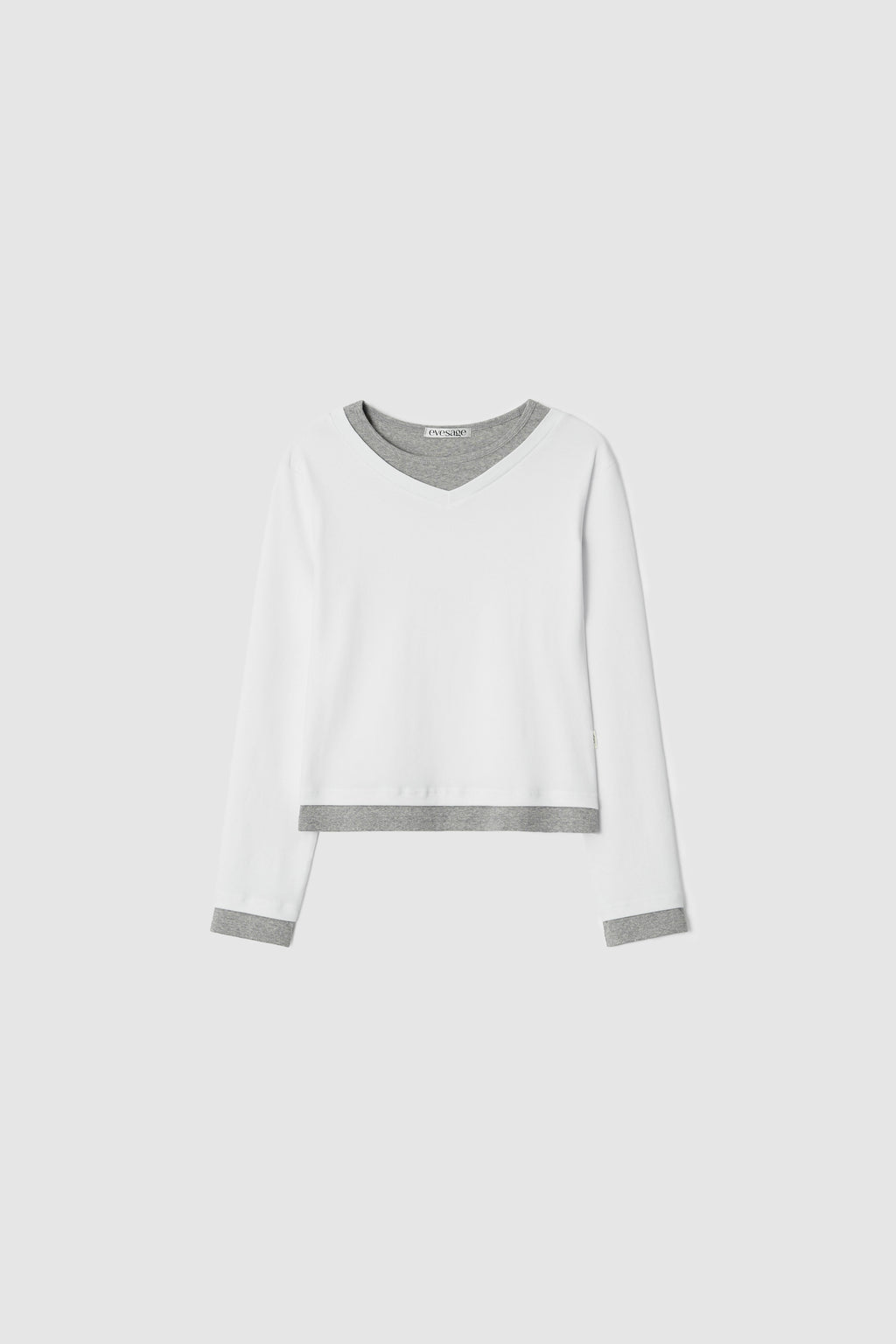 LAYERED TEE - IVORY