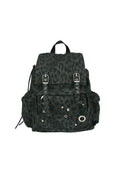 raw layout backpack (leopard charcoal)