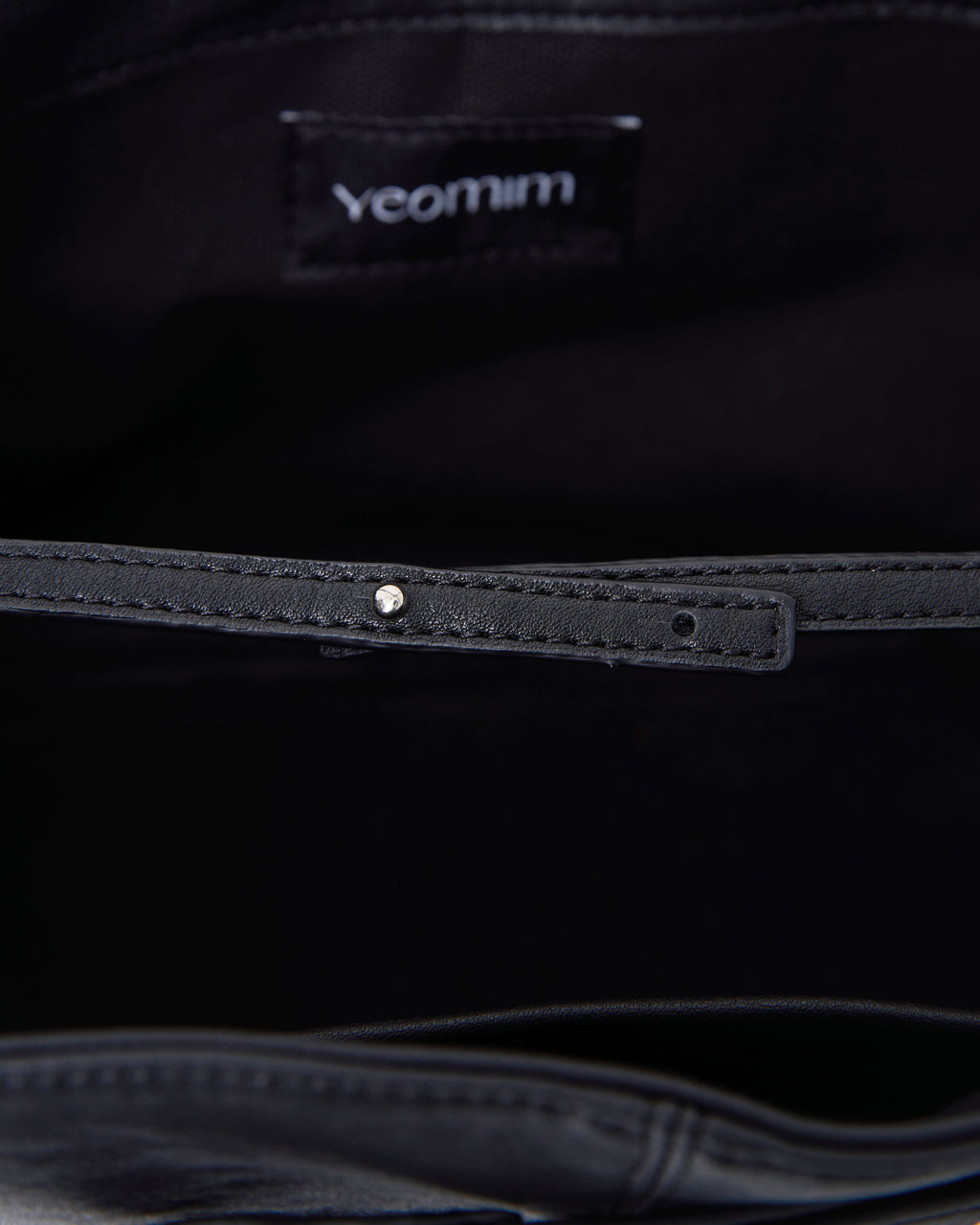 belted boat bag (black)