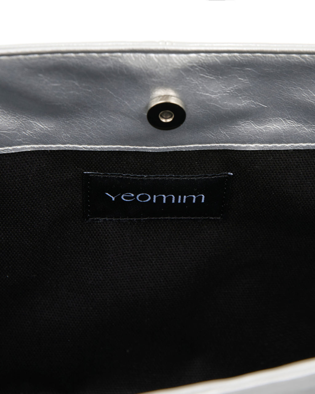 belted boat bag (silver)