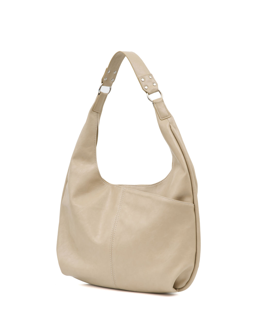 medium slash hobo bag (beige)