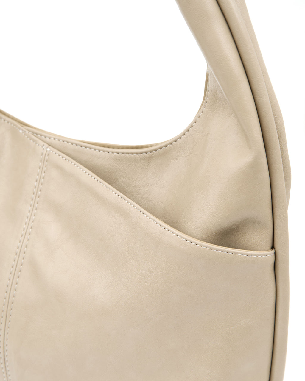 medium slash hobo bag (beige)