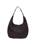 medium slash hobo bag (punching brown)