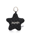star cushion keyring (star black)