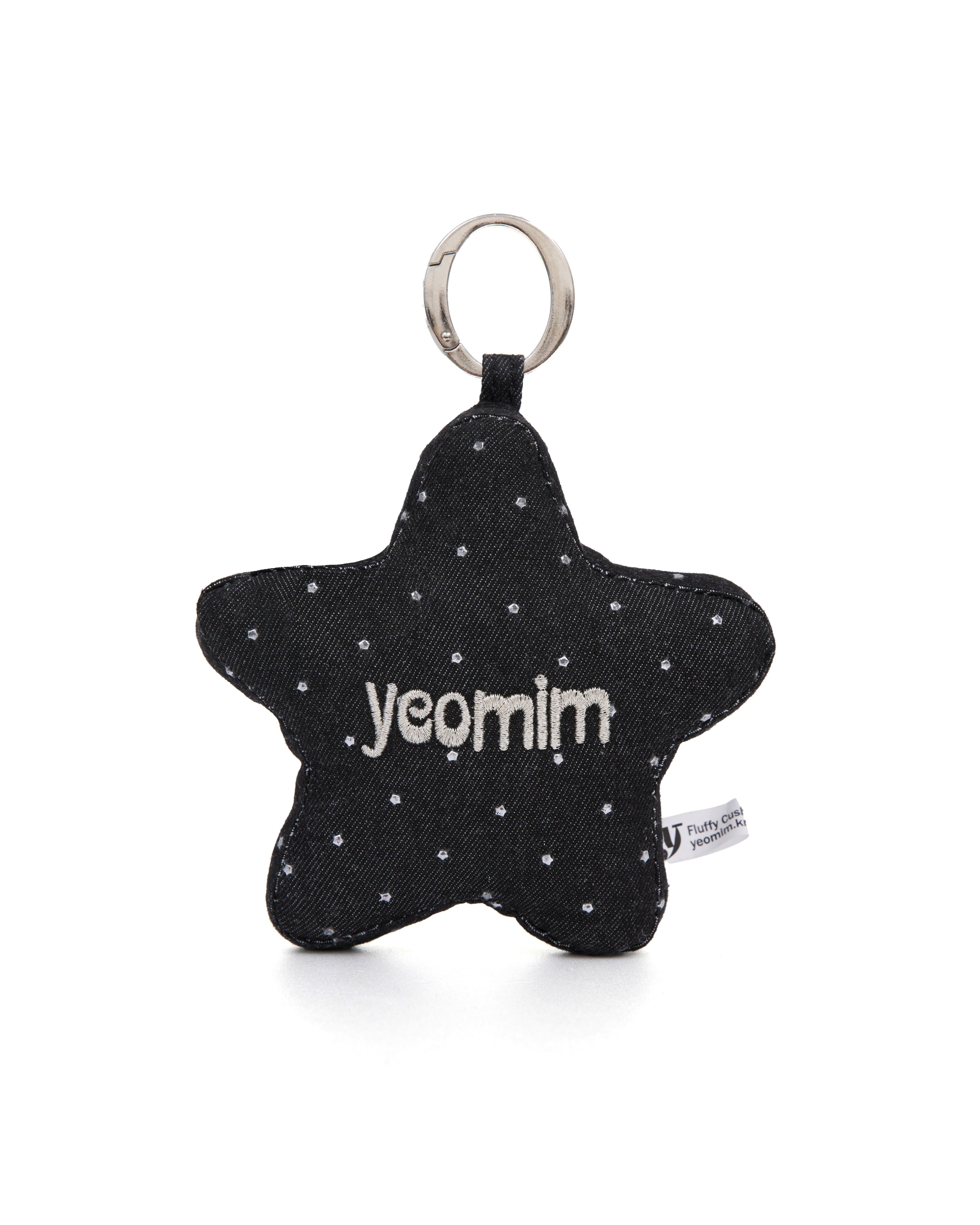 star cushion keyring (star black)