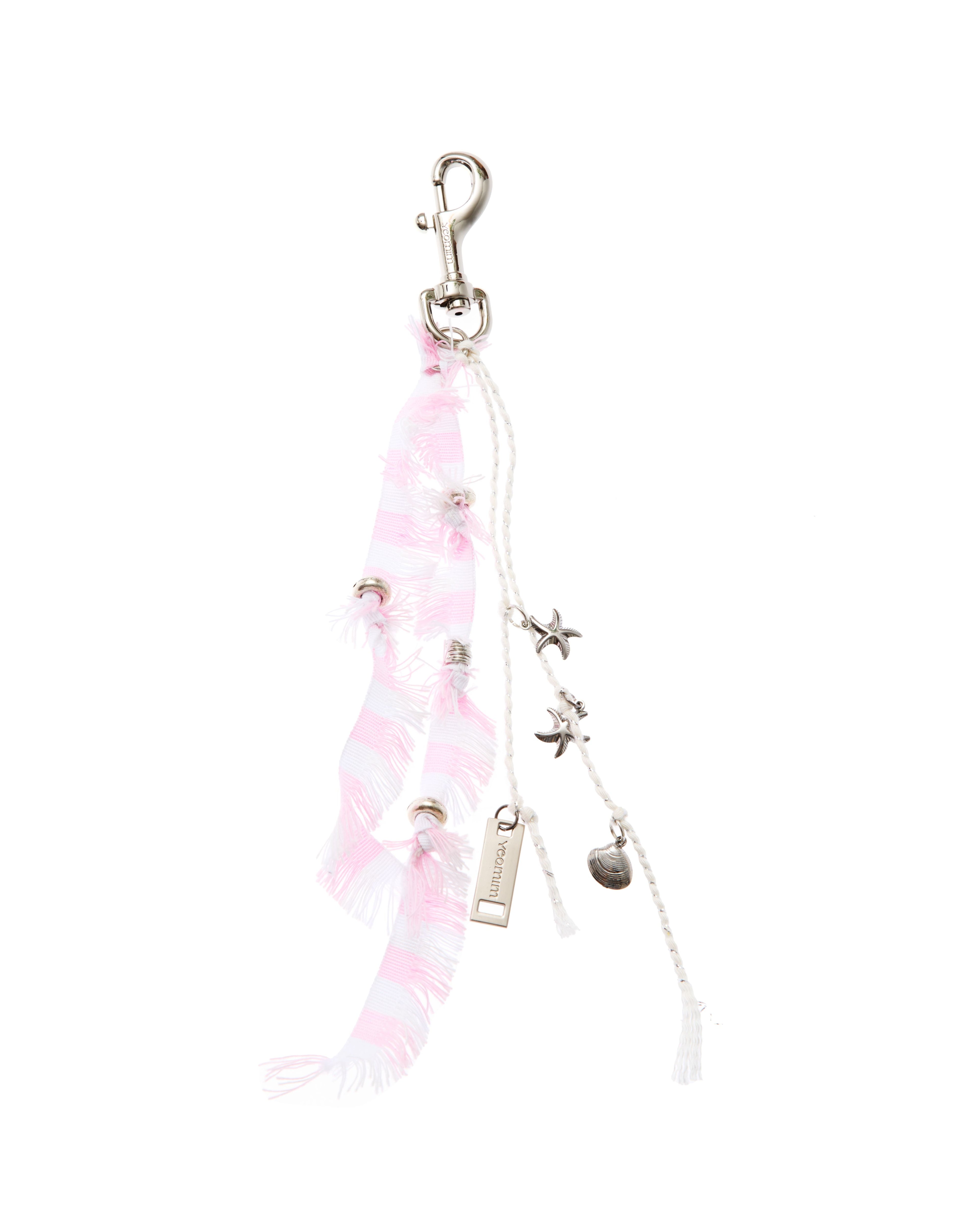 y fringe keyring (fairy pink)