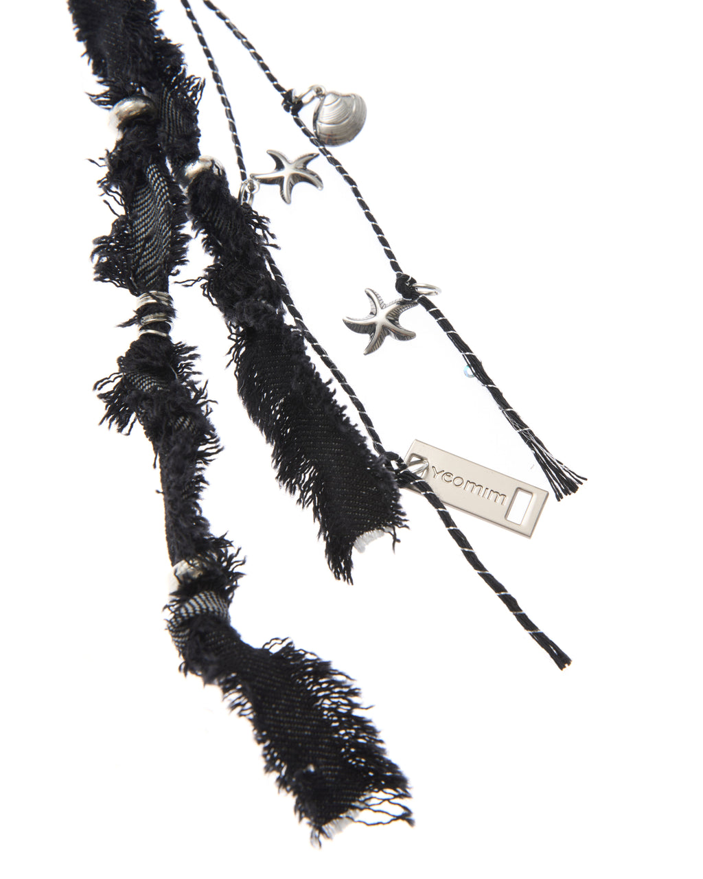 y fringe keyring (vintage black)