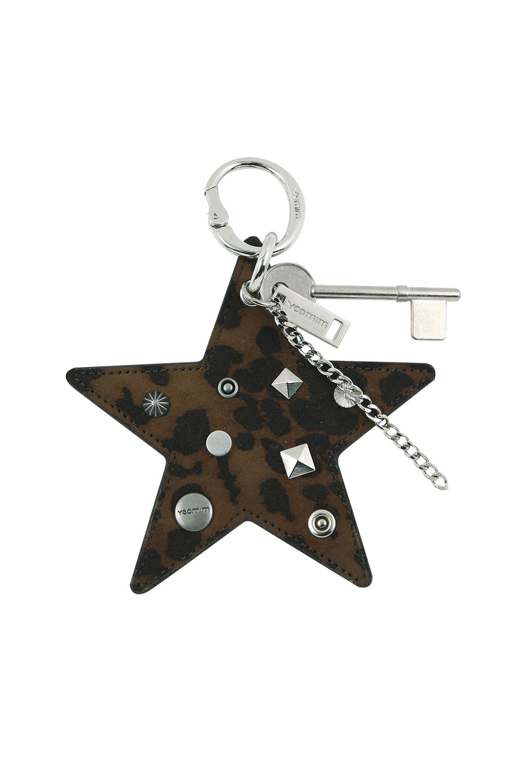 star tag keyring (leopard)