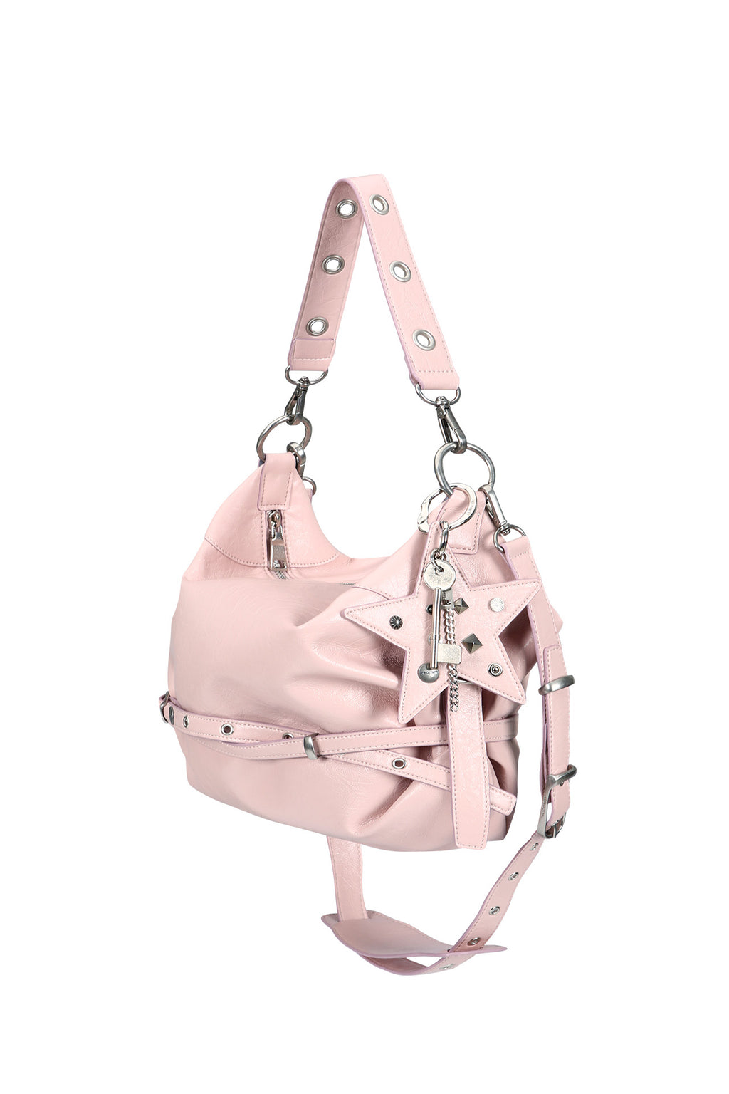 slouchy bag (pale pink)