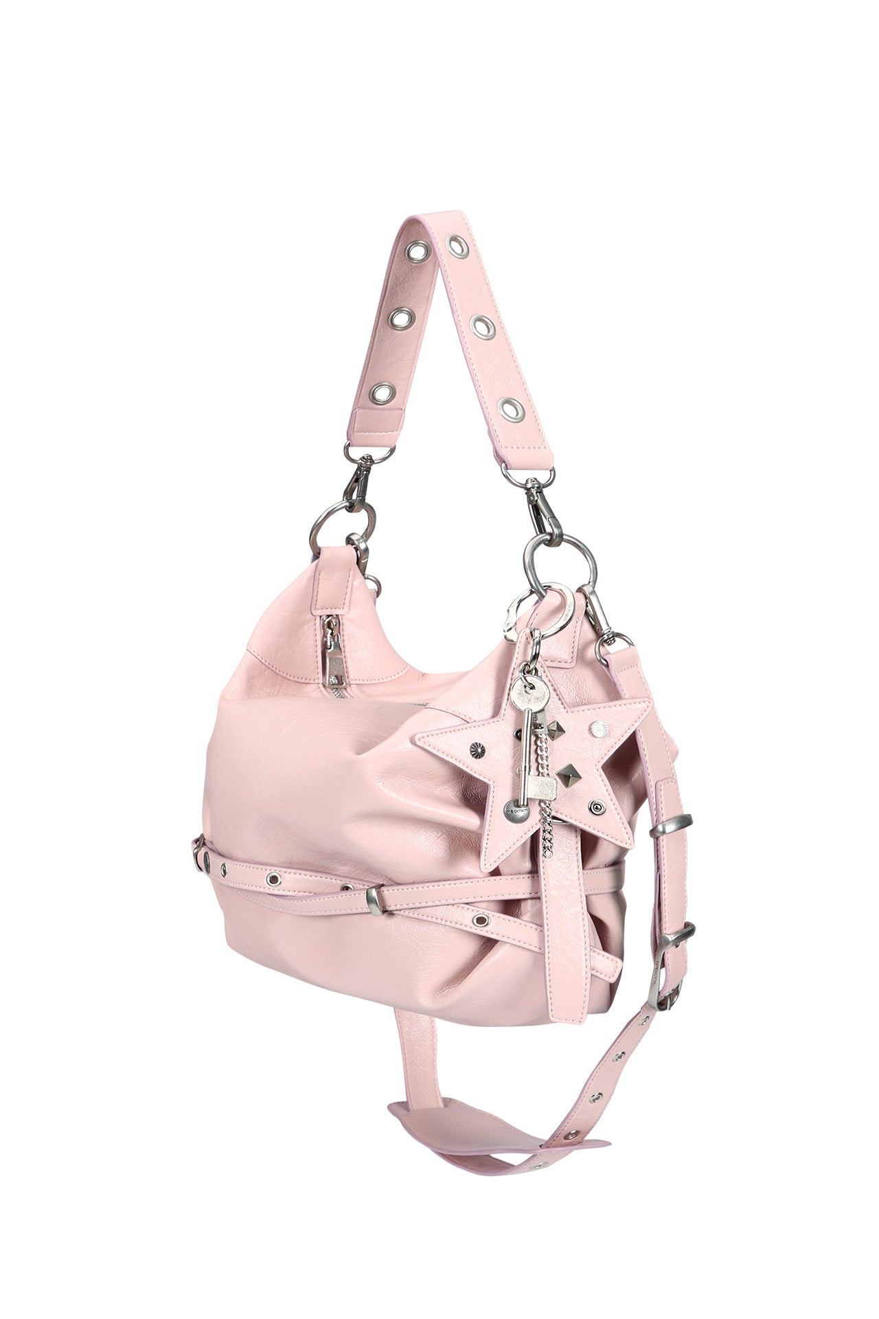 slouchy bag (pale pink)