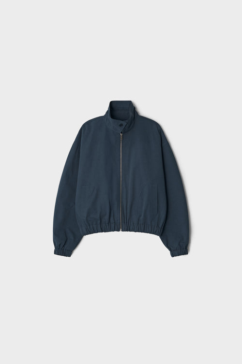 COTTON BLOUSON - NAVY