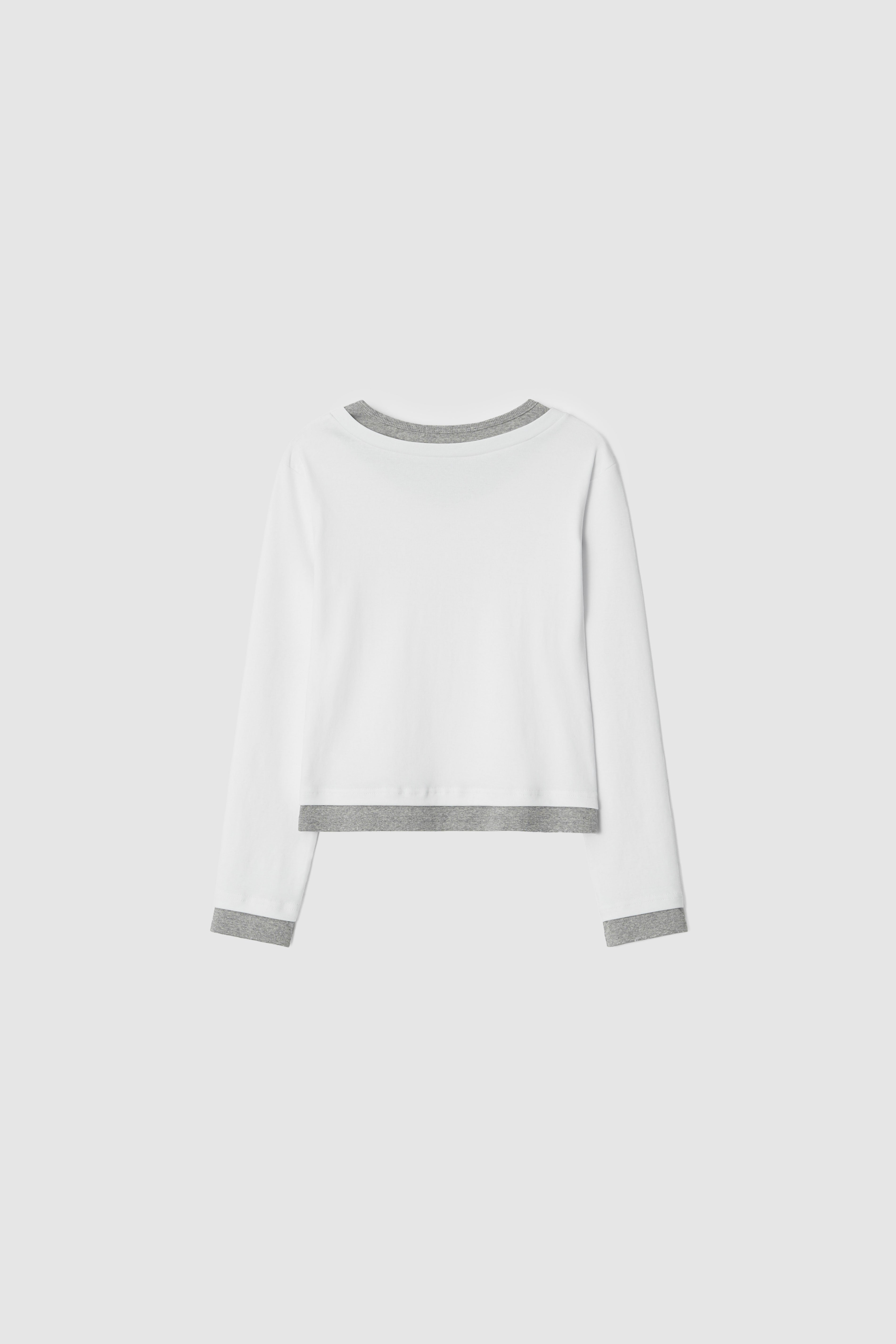 LAYERED TEE - IVORY