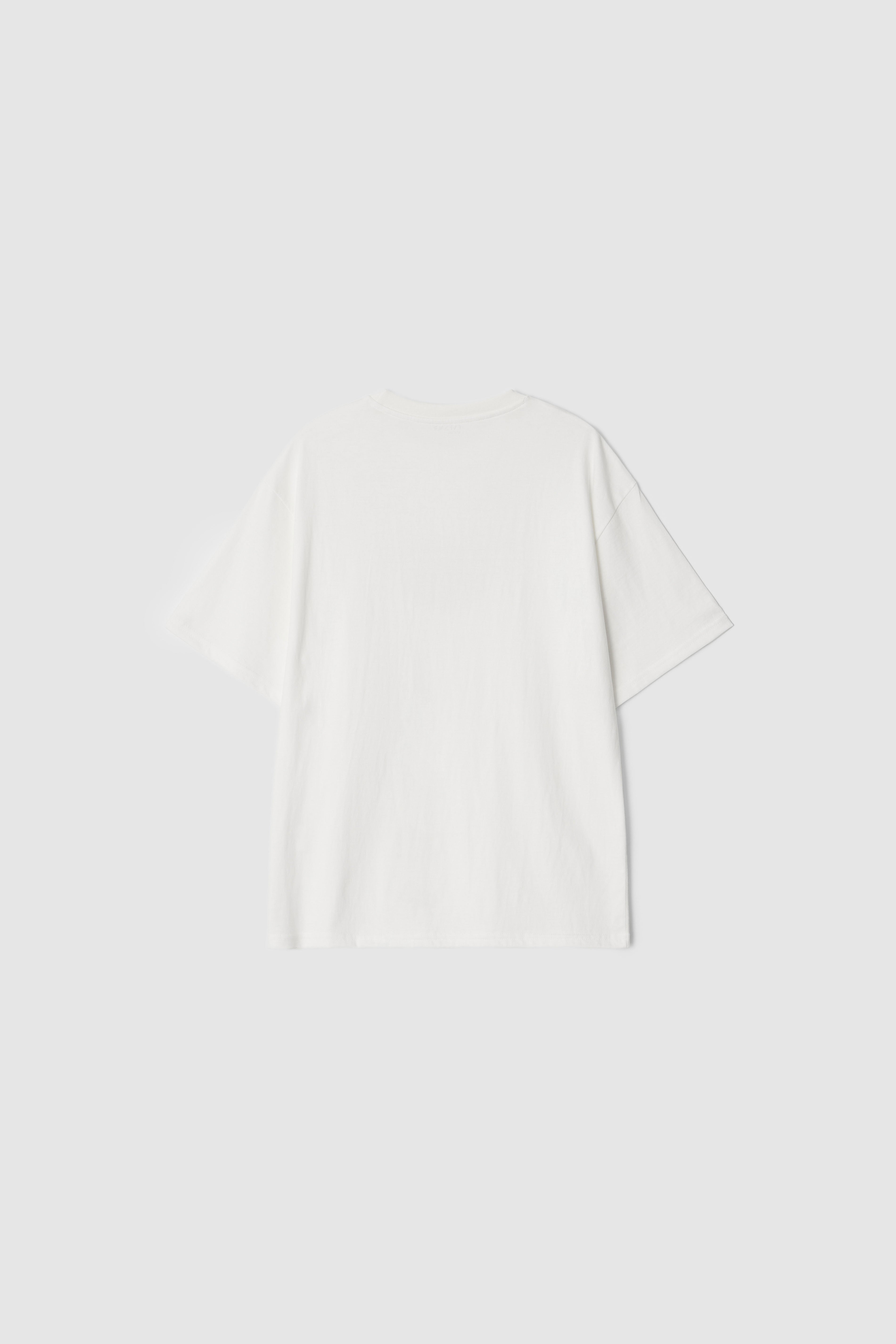 BASIC LOSSE-FIT TEE - IVORY