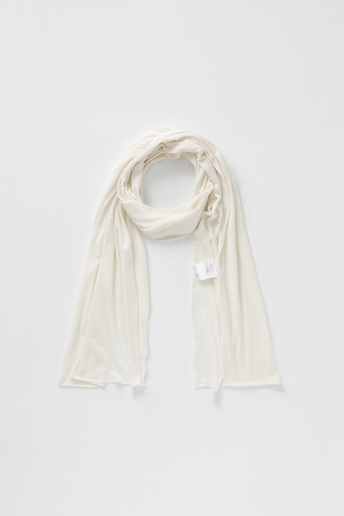 COTTON SCARF - IVORY