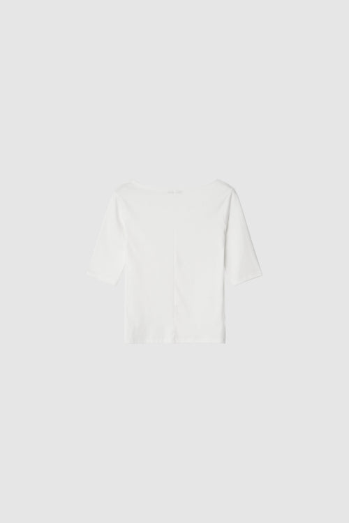 BOATNECK TEE - IVORY
