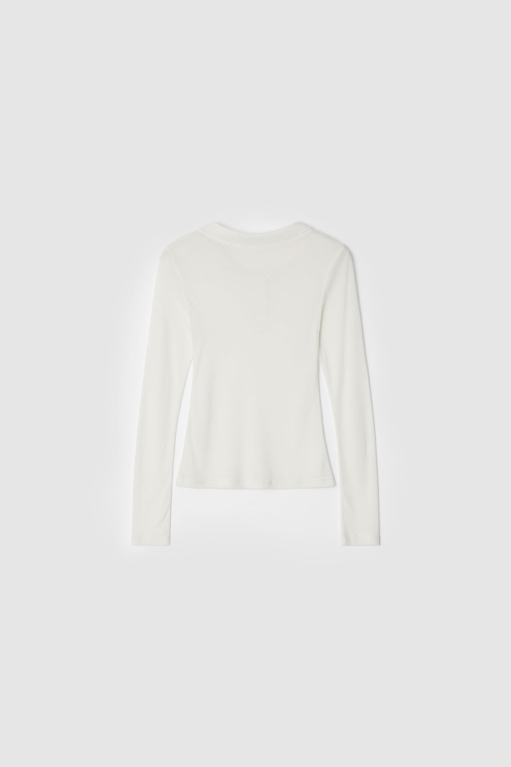 SEETHROUGH POLO TEE - IVORY