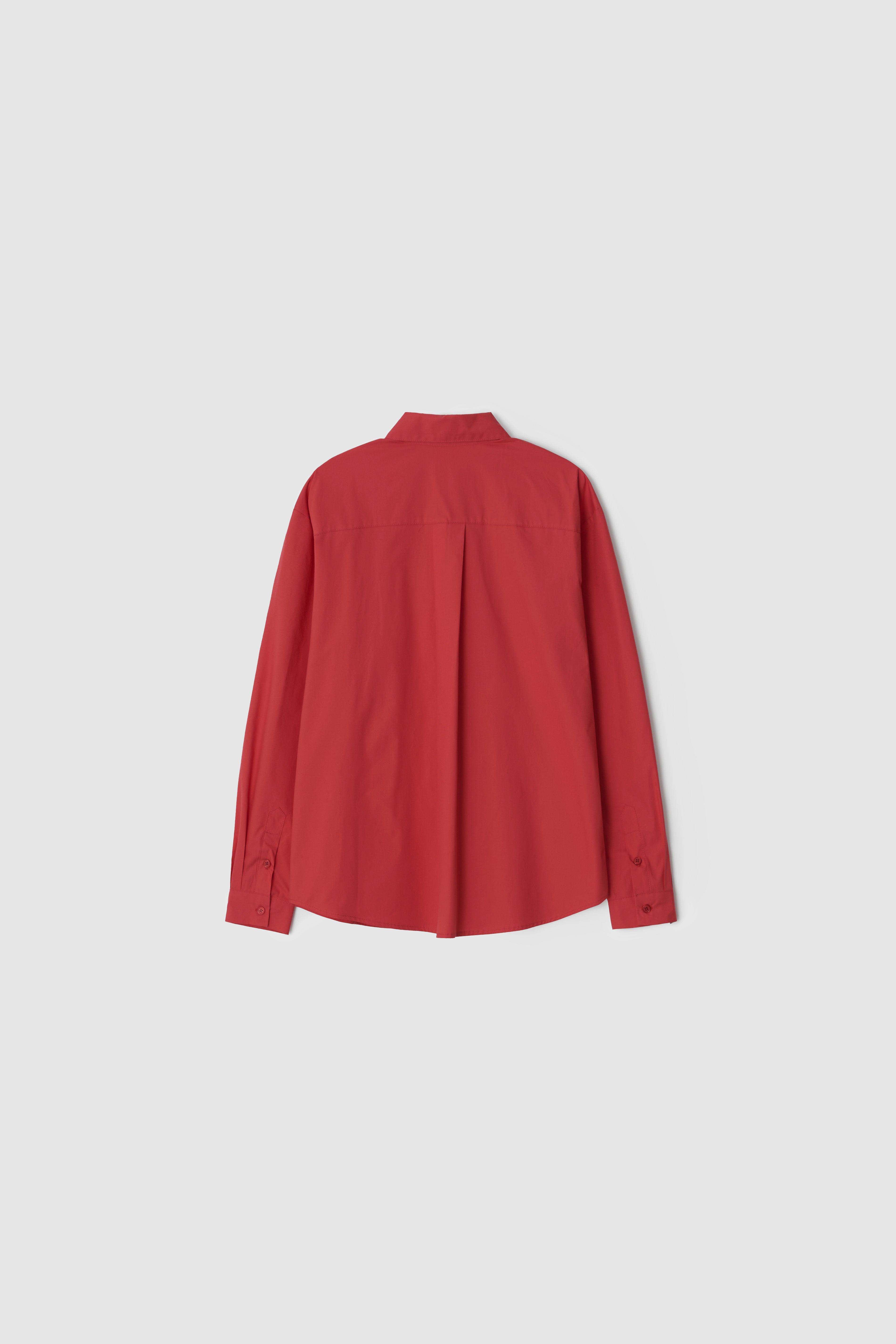 RUBY COTTON SHIRT - RED