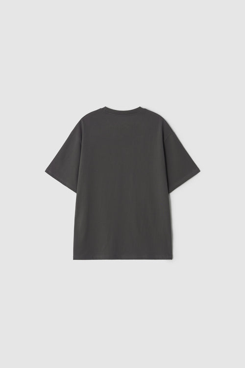 BASIC LOSSE-FIT TEE - CHARCOAL