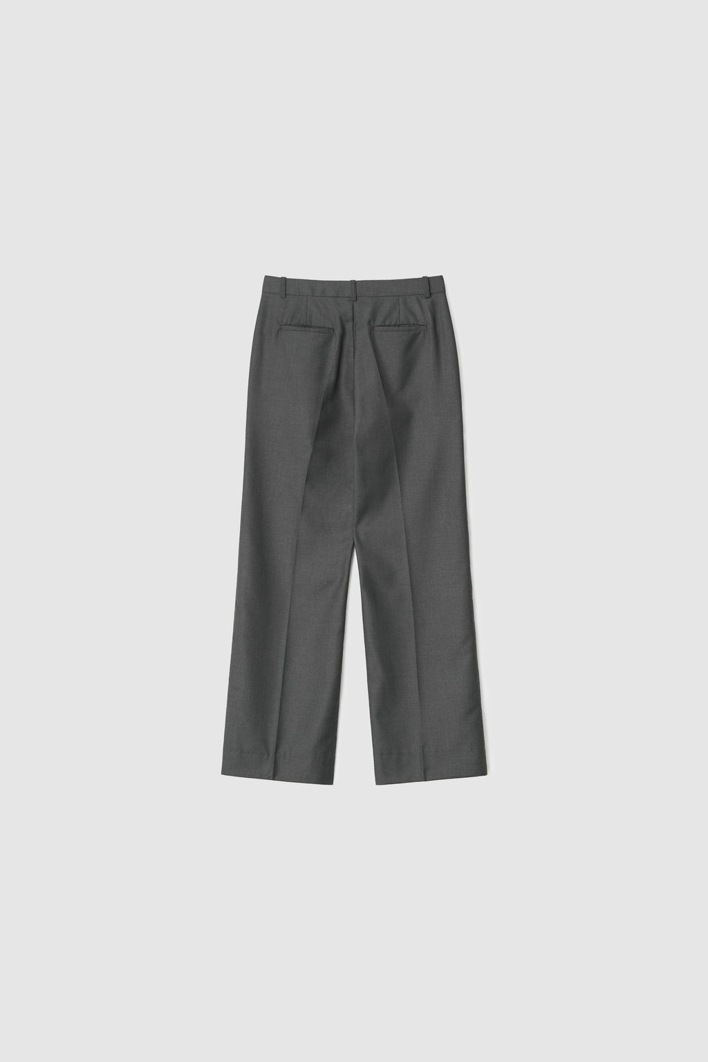 STRAIGHT SLACKS - GREY
