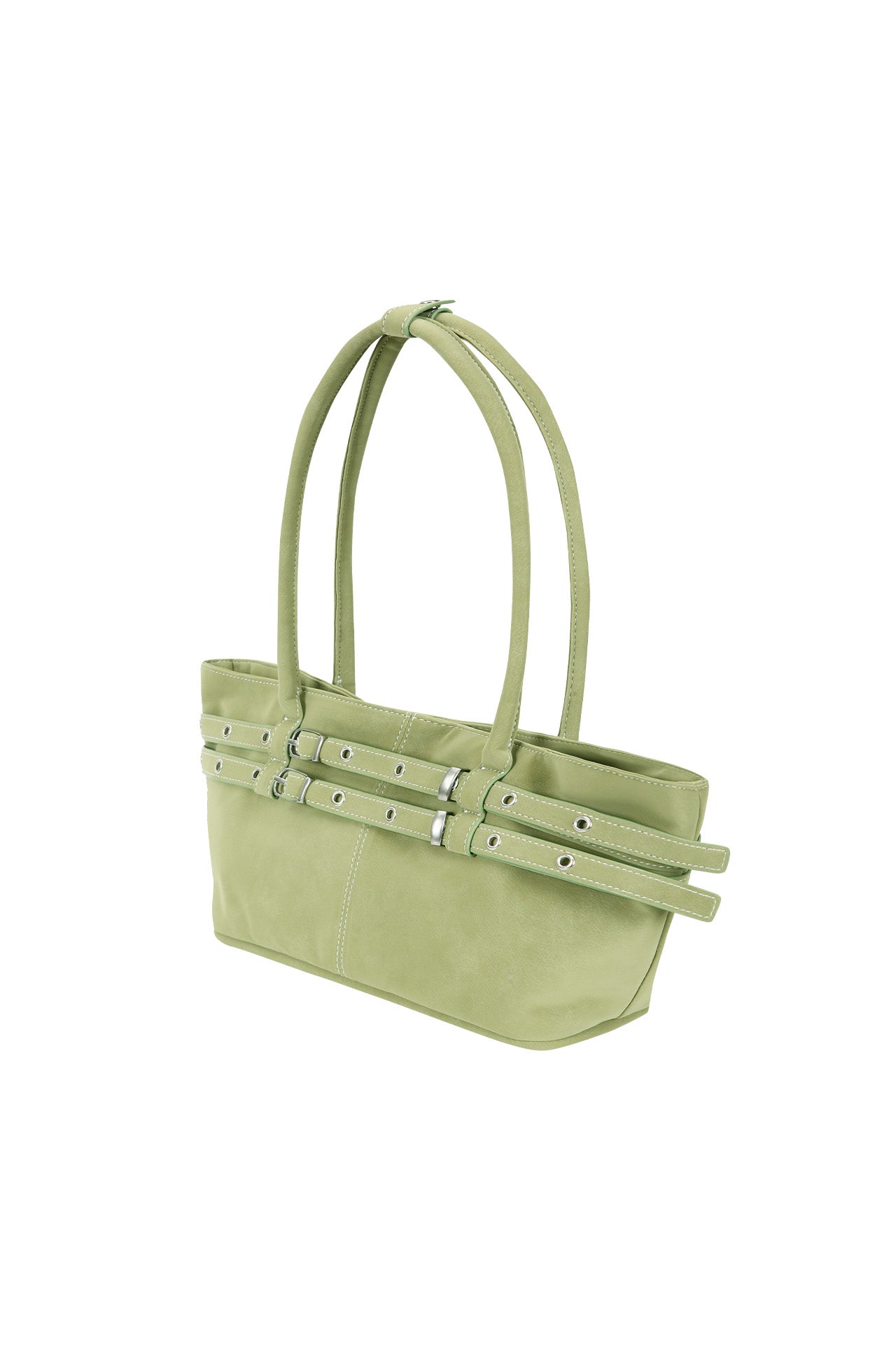 Mini belted boat bag (avocado)