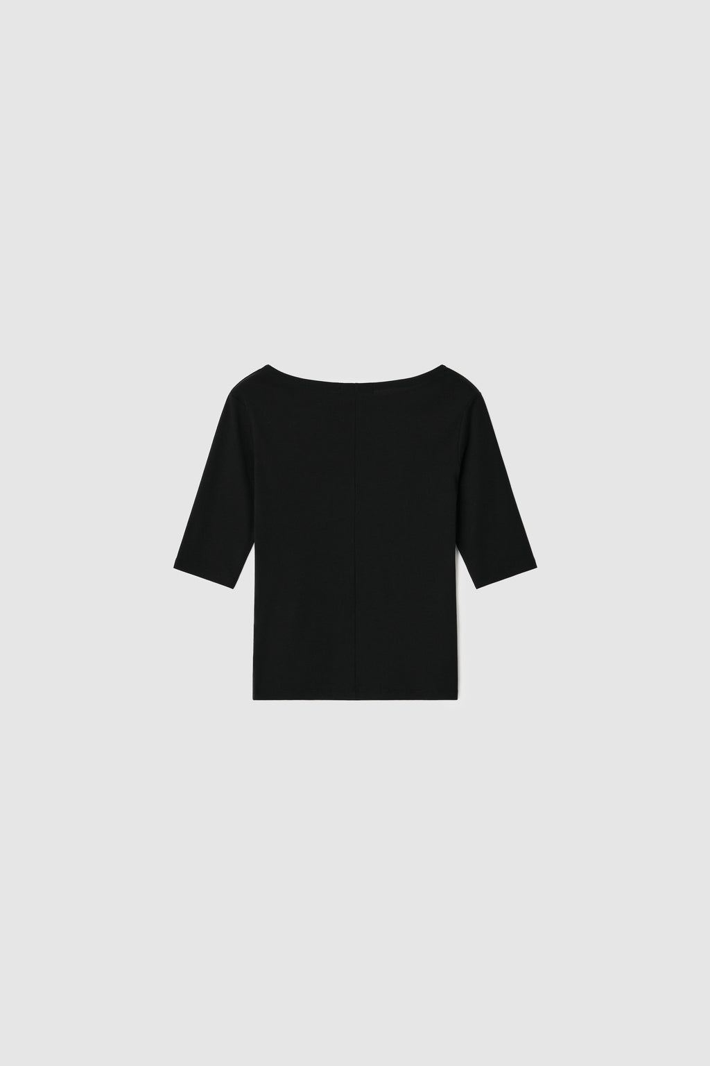 BOATNECK TEE - BLACK