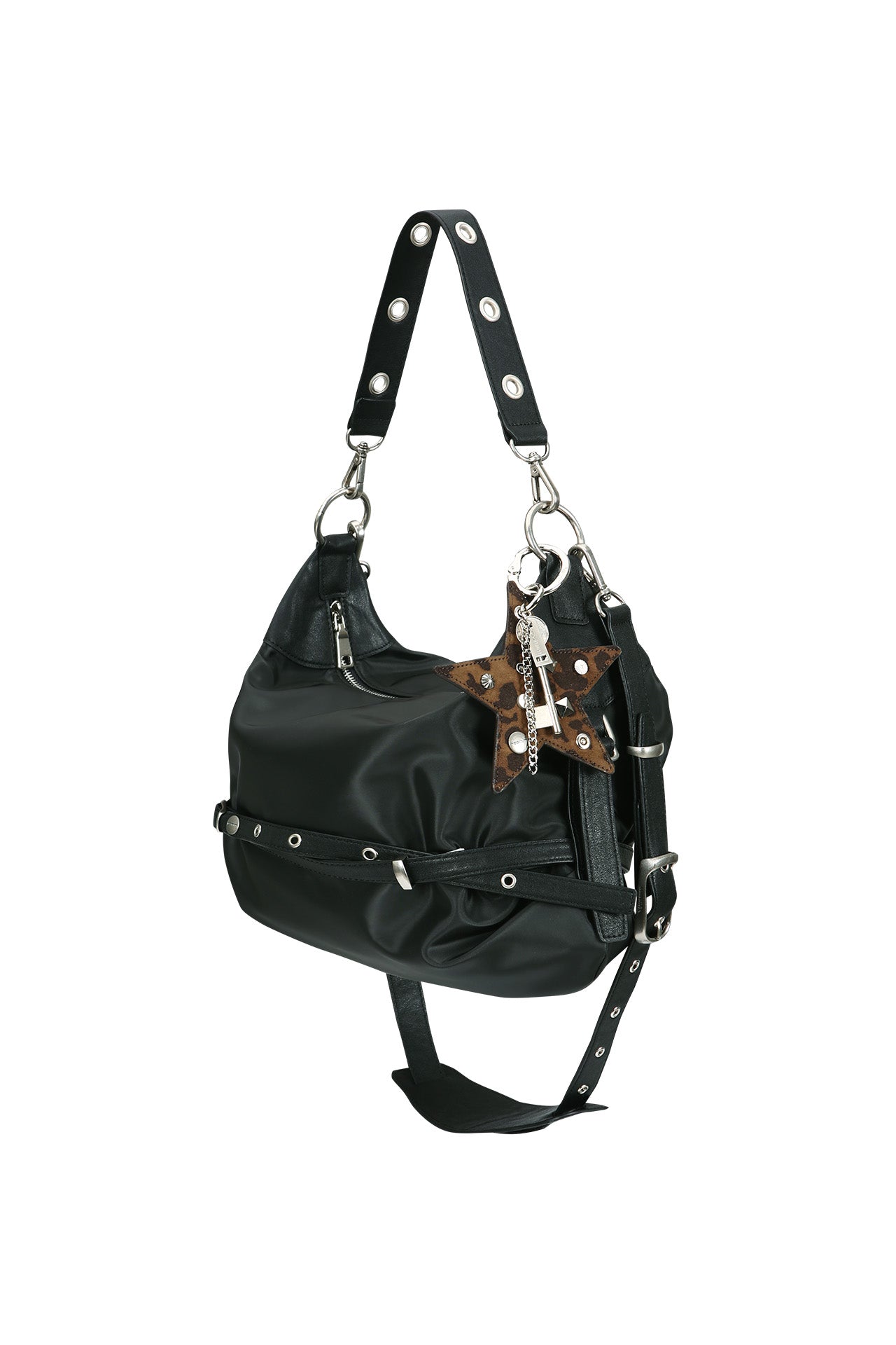 slouchy bag (nylon black)