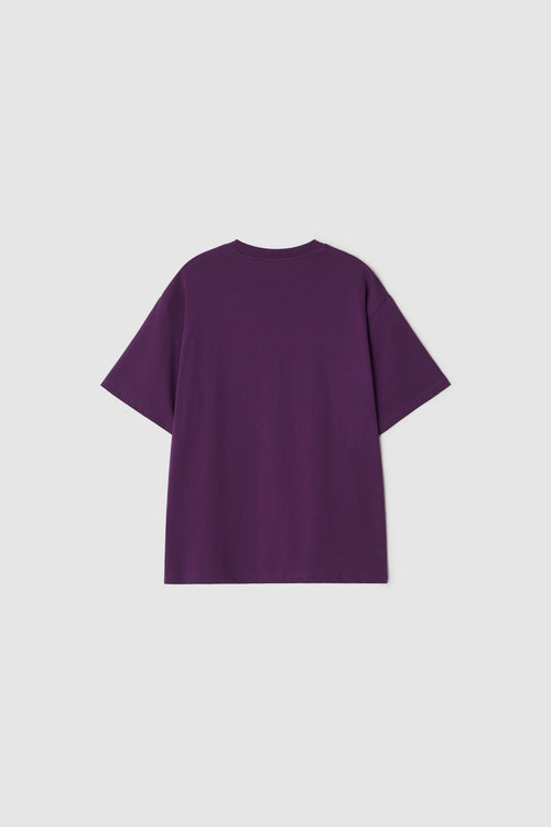 BASIC LOSSE-FIT TEE - PURPLE