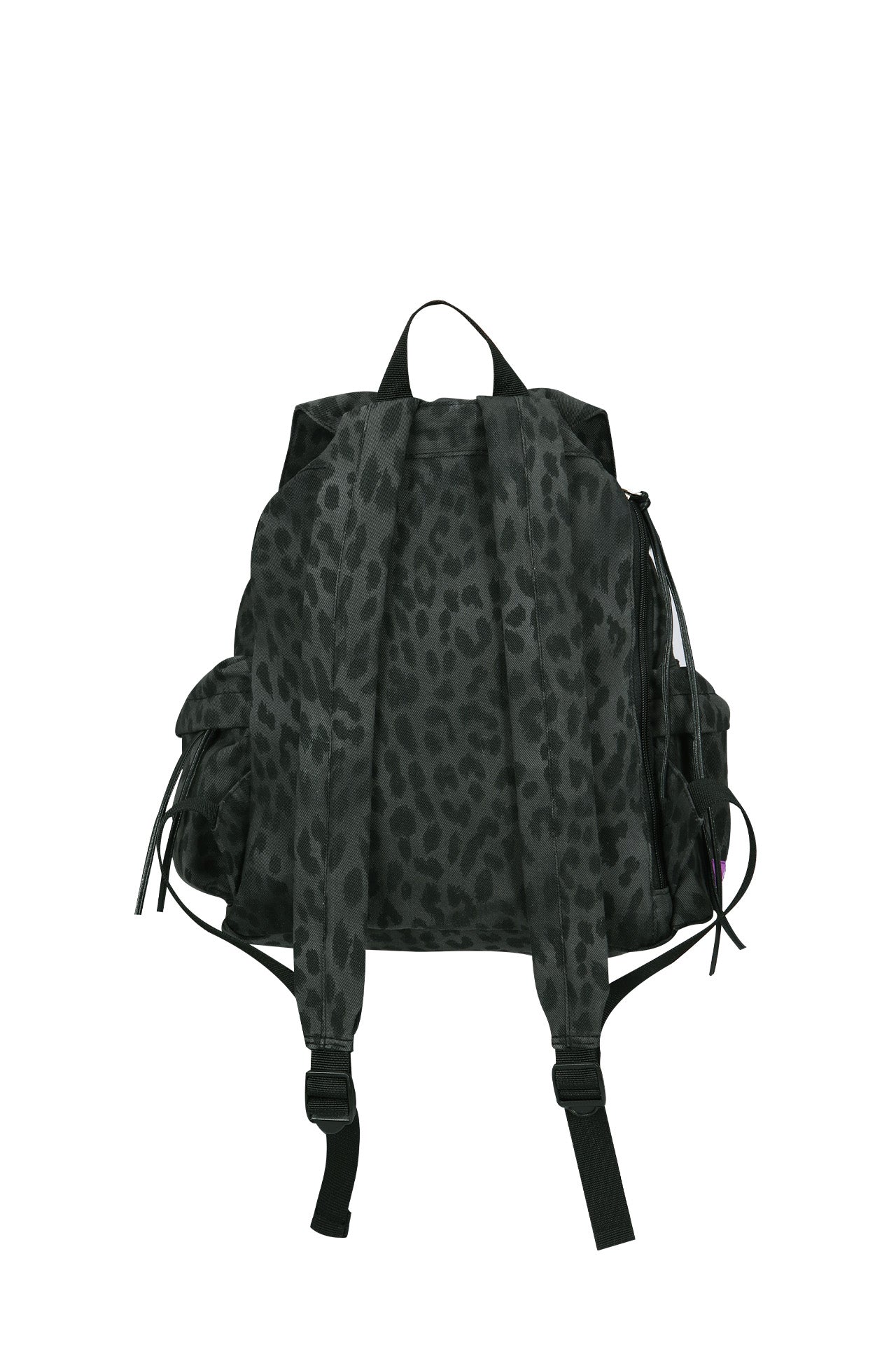 raw layout backpack (leopard charcoal)