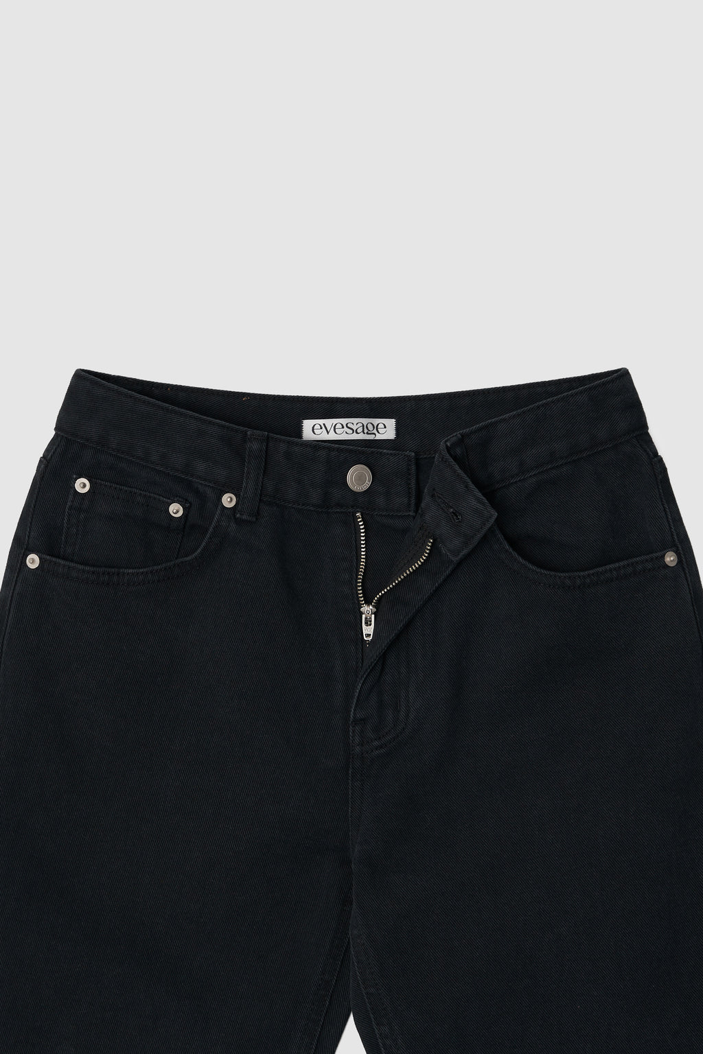 BOOTS CUT DENIM - BLACK