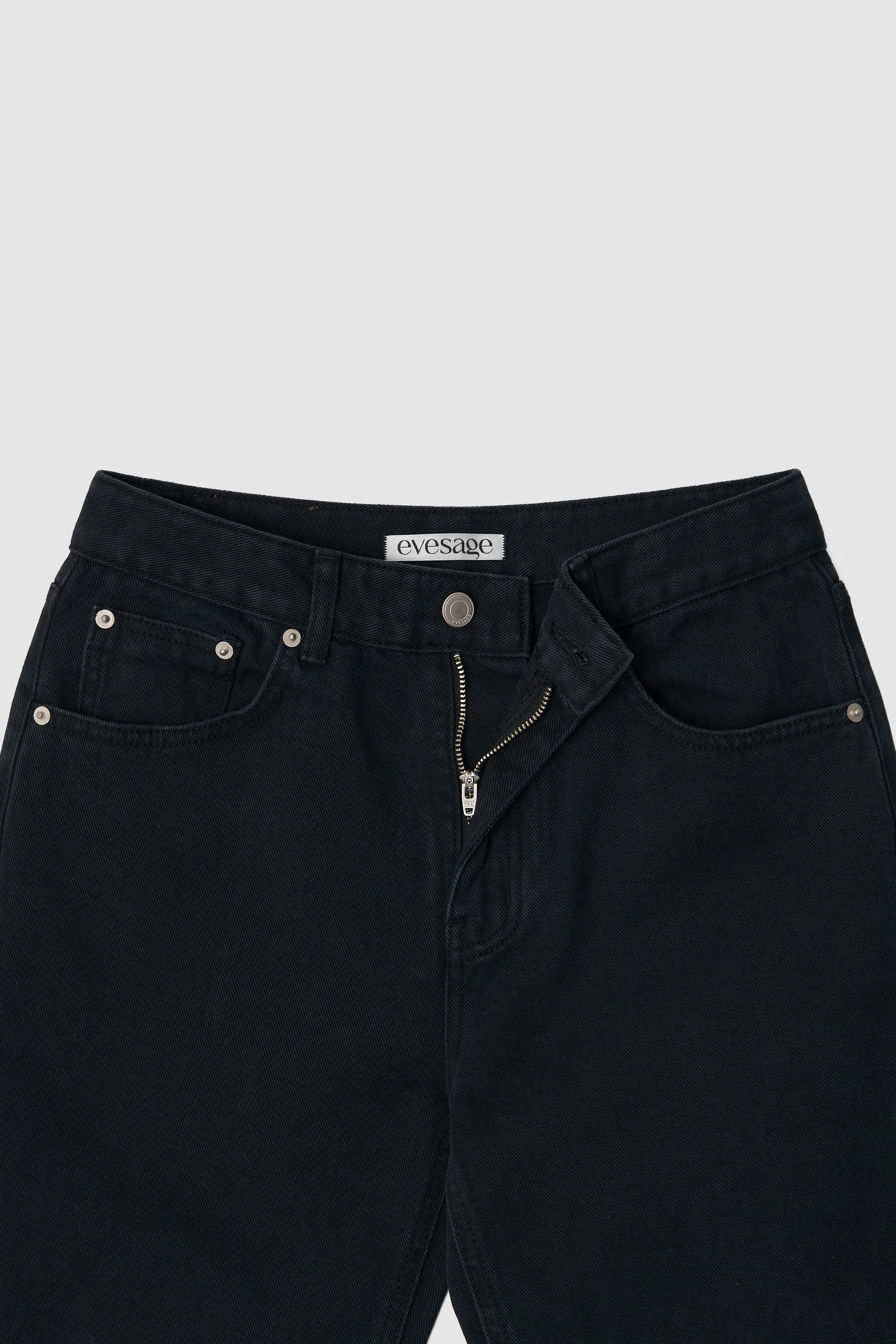 BOOTS CUT DENIM - BLACK