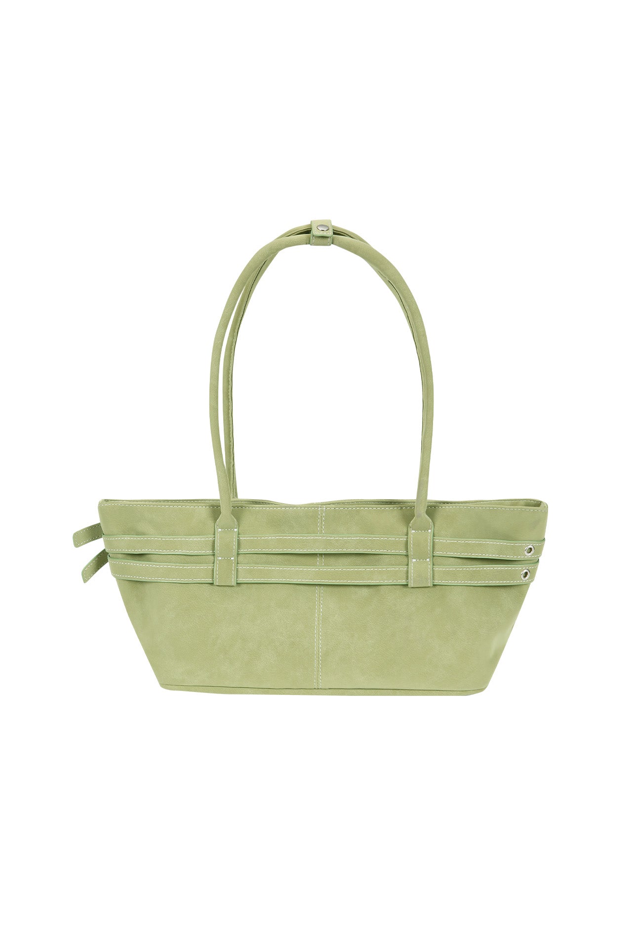 Mini belted boat bag (avocado)