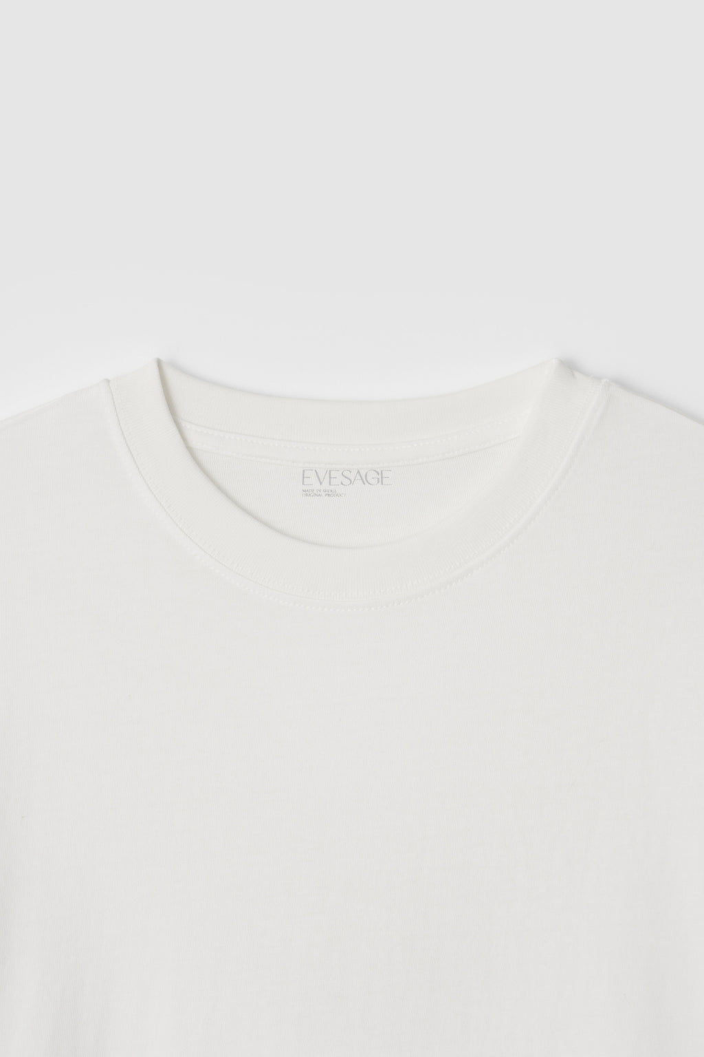 BASIC LOSSE-FIT TEE - IVORY