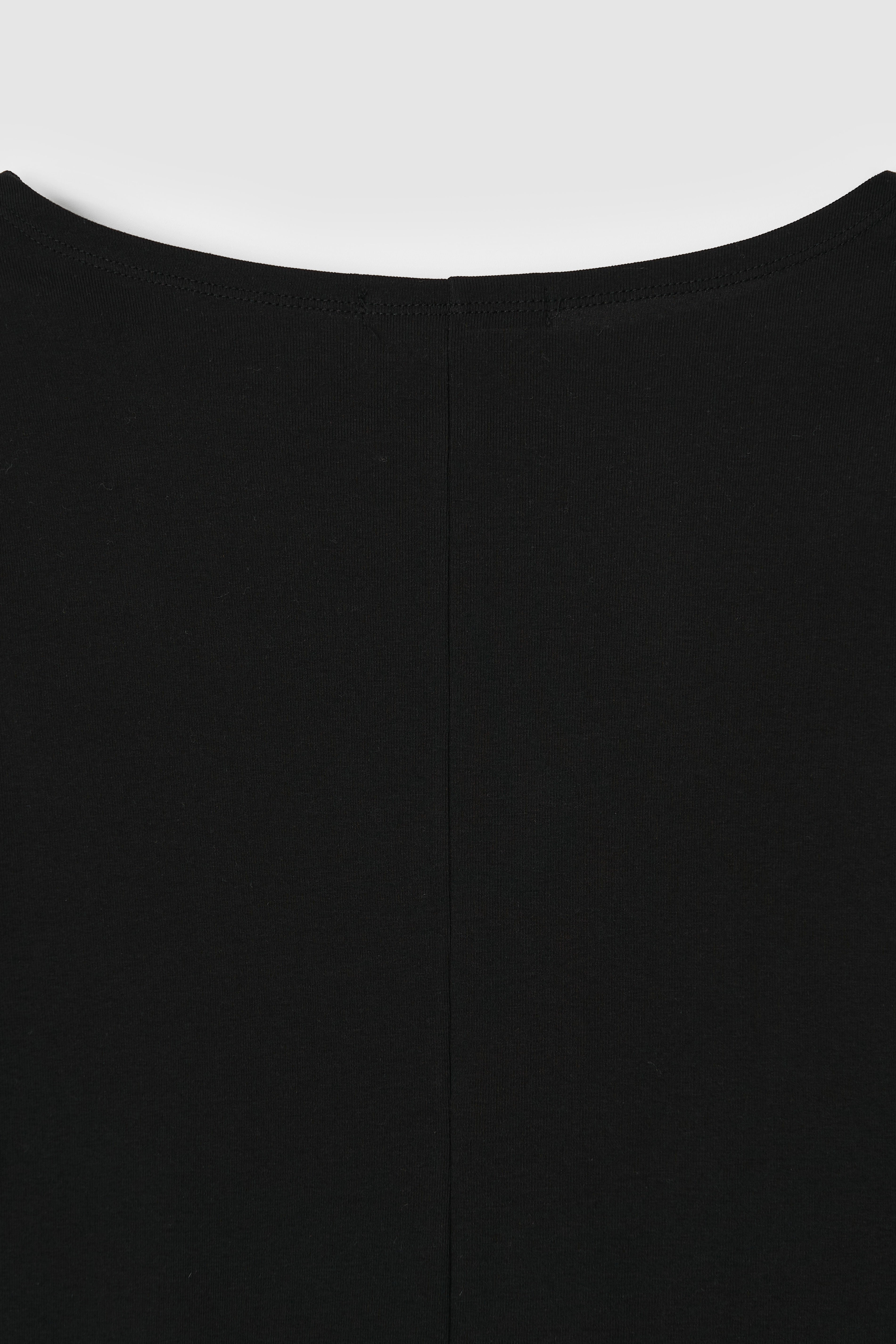 BOATNECK TEE - BLACK
