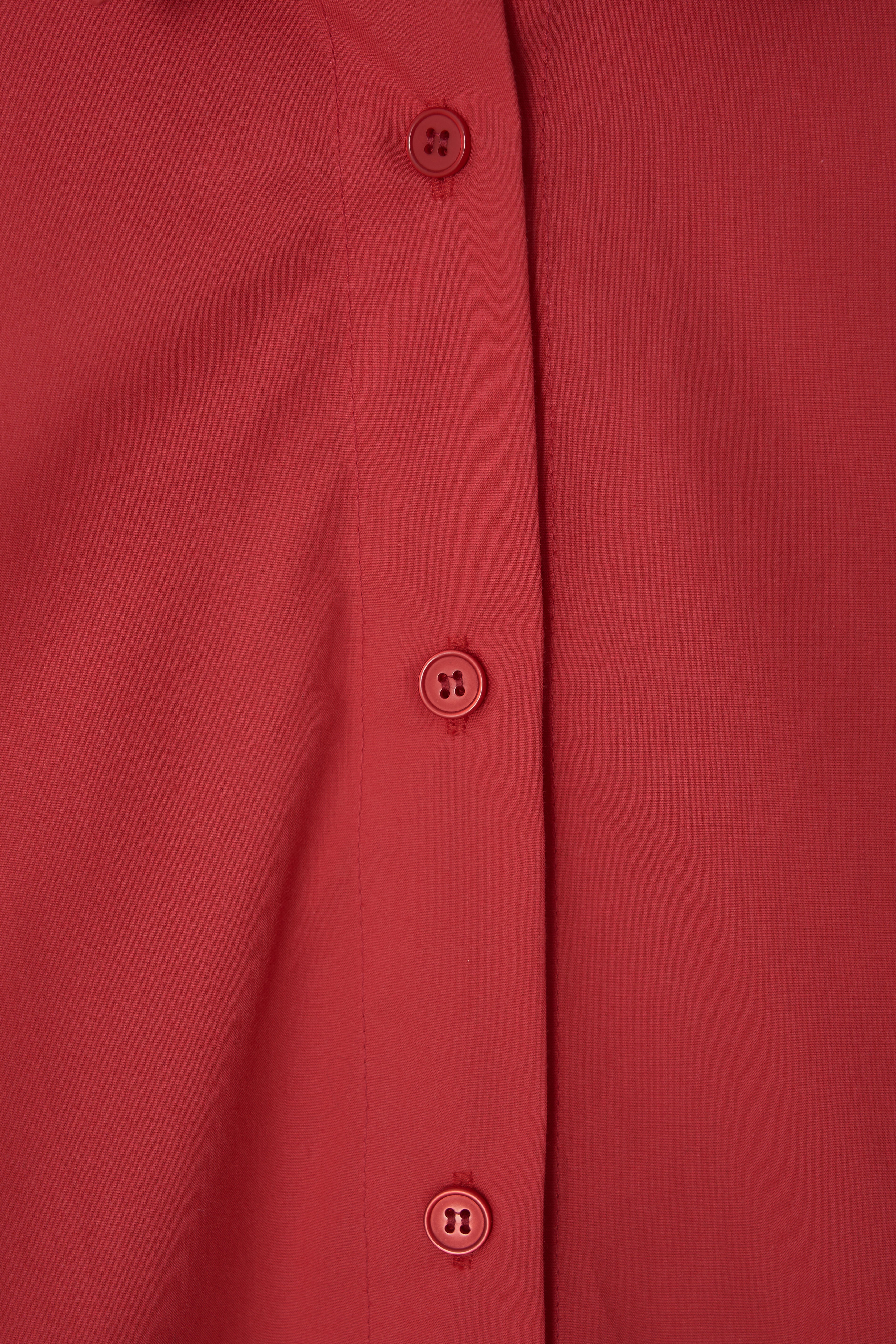 RUBY COTTON SHIRT - RED