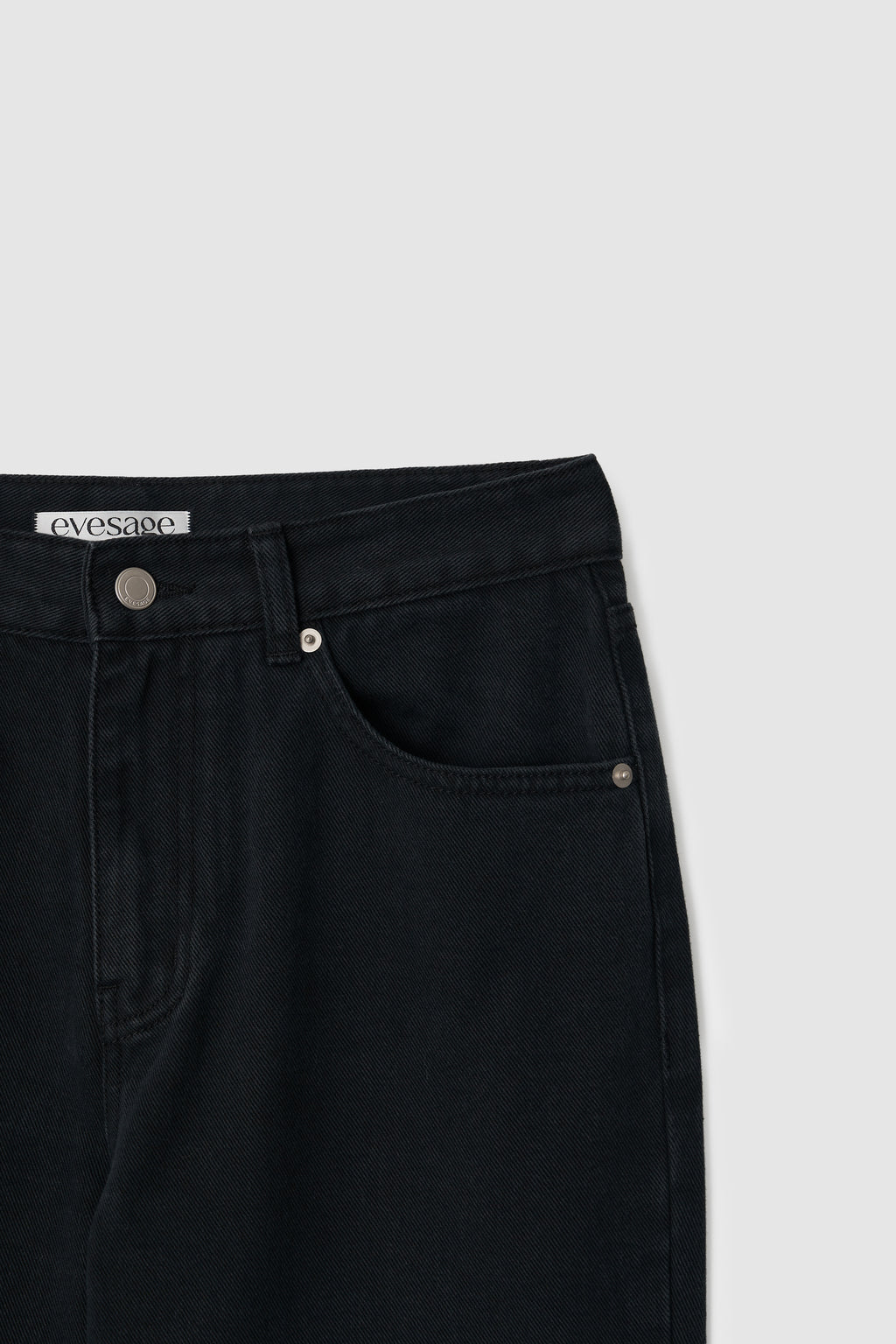 BOOTS CUT DENIM - BLACK