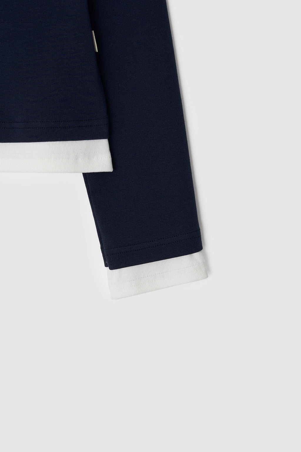 LAYERED TEE - NAVY