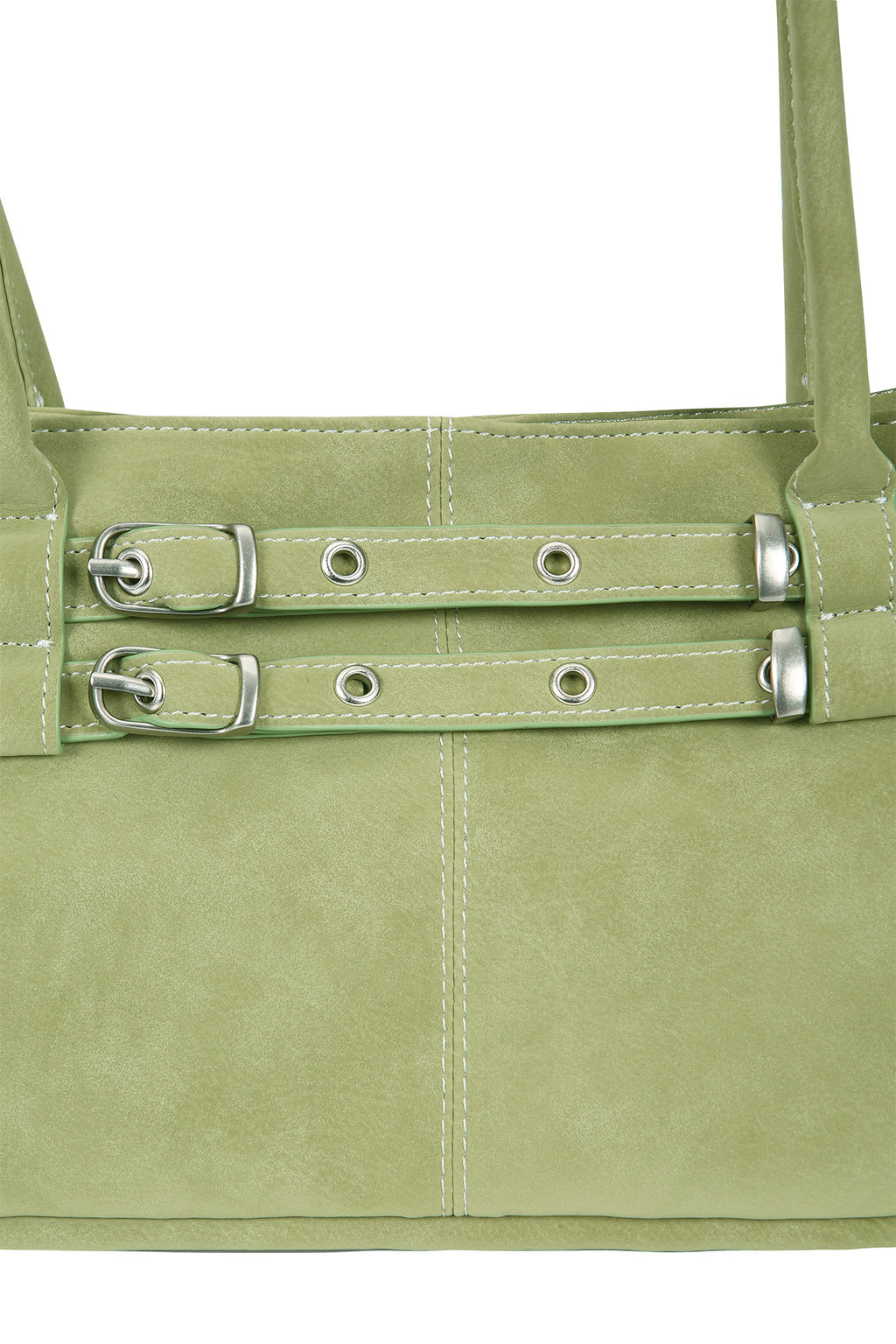 Mini belted boat bag (avocado)
