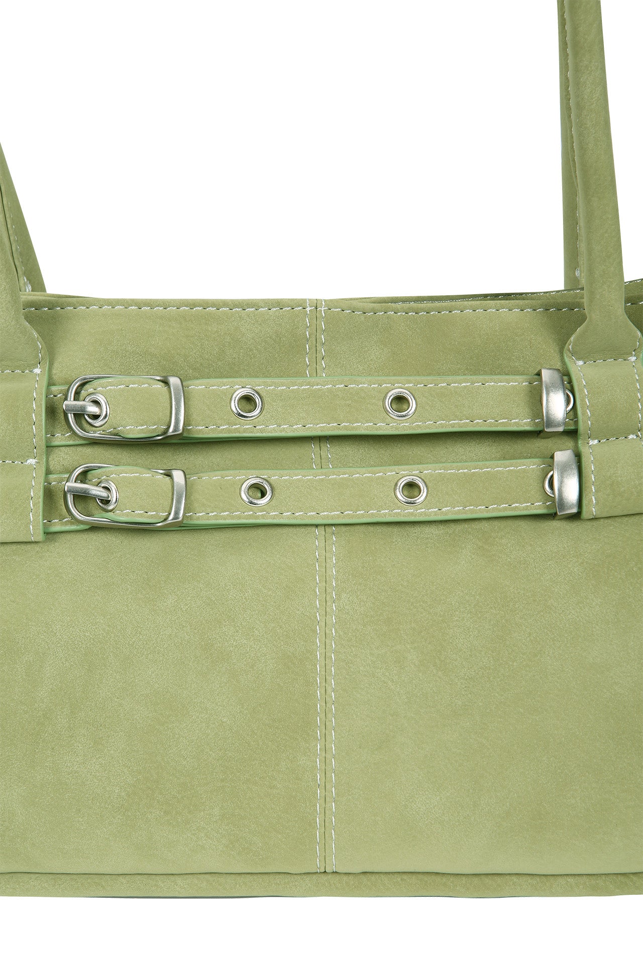 Mini belted boat bag (avocado)