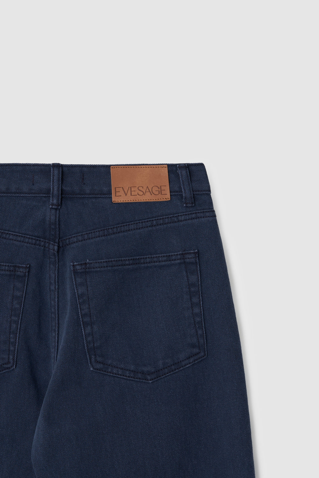 LOW RISE BLUE DENIM - BLUE