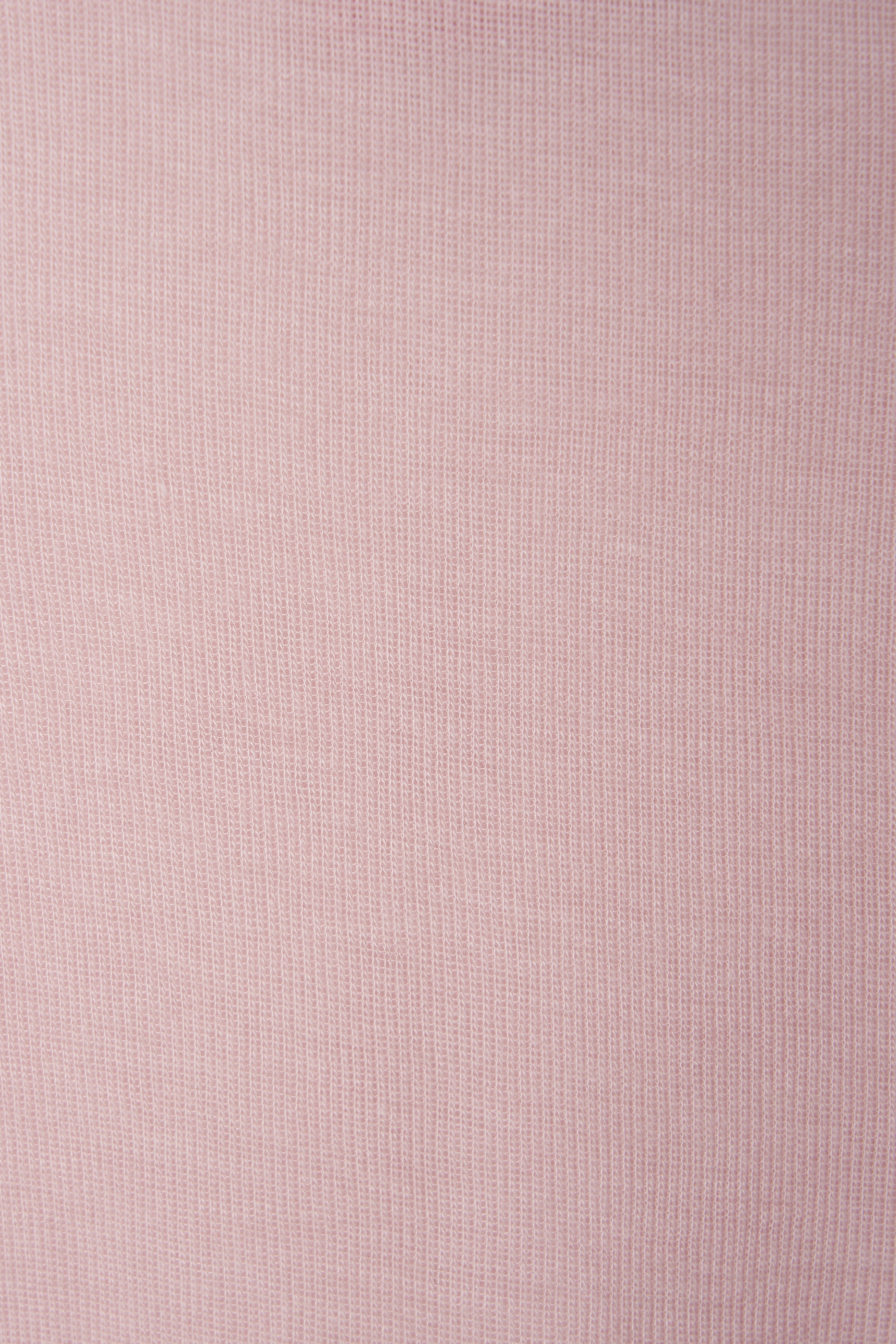 SEETHROUGH POLO TEE - PINK
